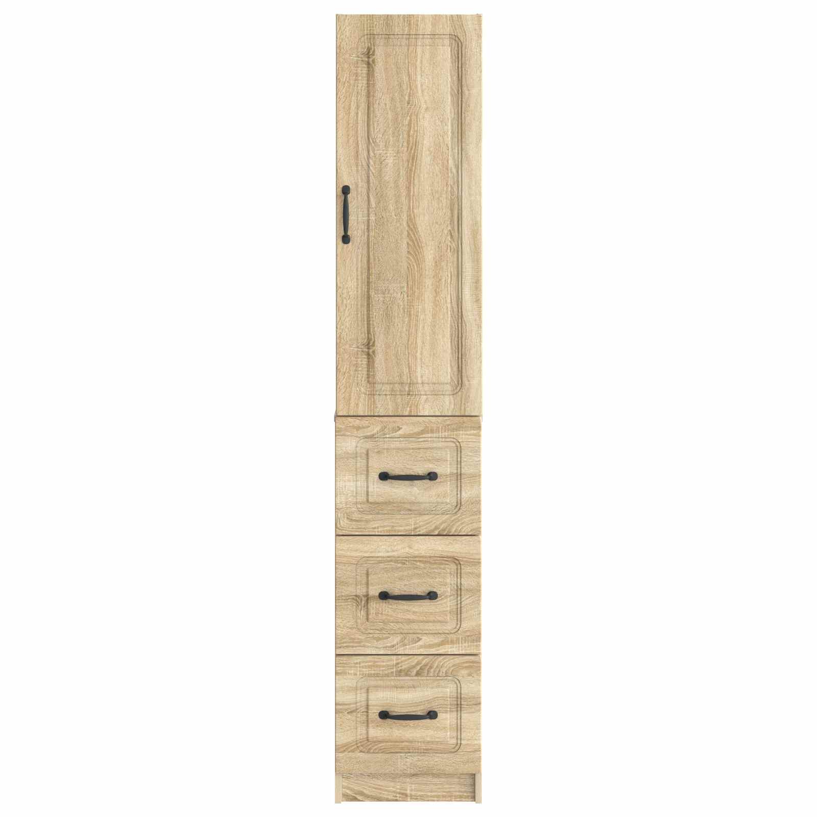 Spintelė 2 pcs Sonoma ąžuolas 33 x 34,5 x 87 cm