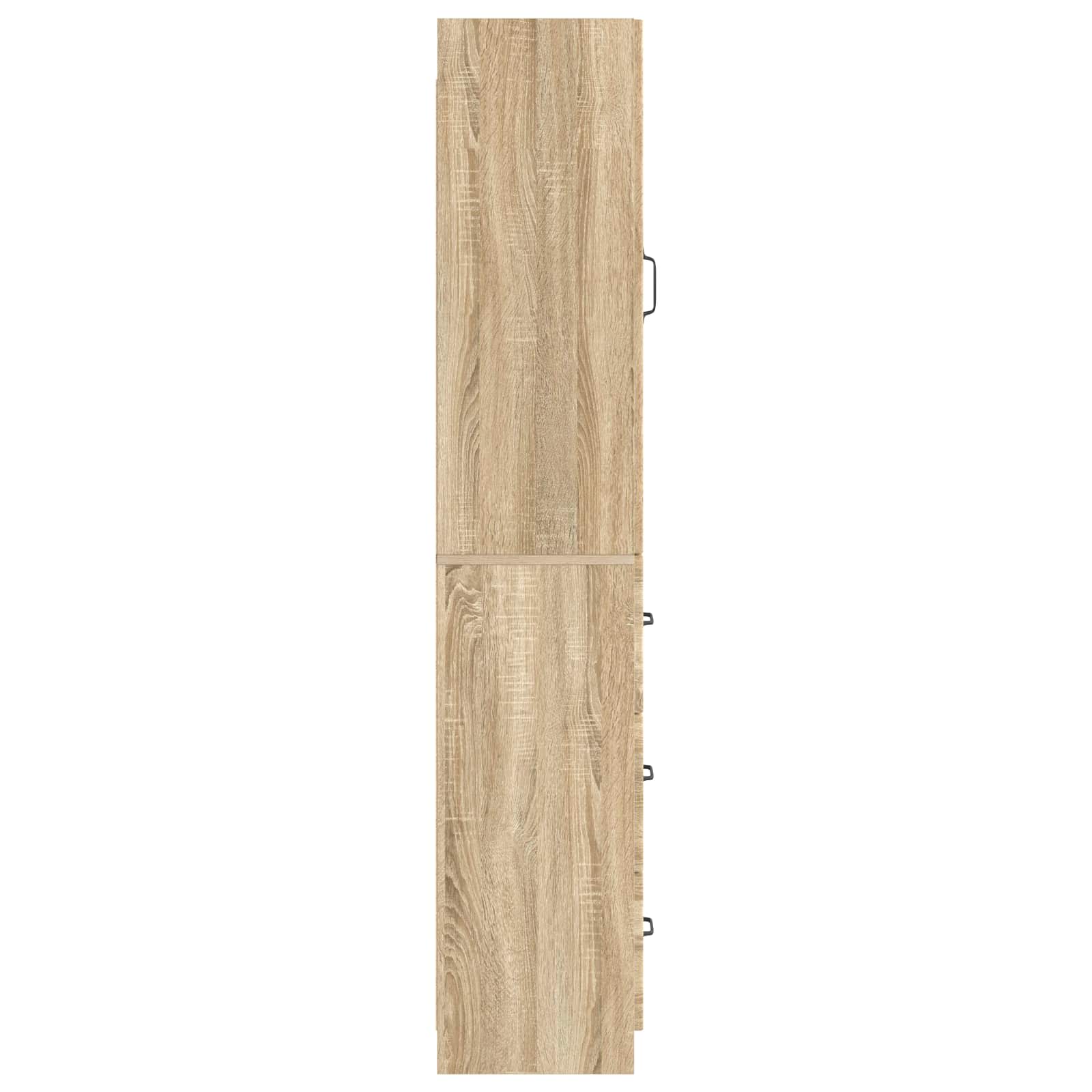 Spintelė 2 pcs Sonoma ąžuolas 33 x 34,5 x 87 cm