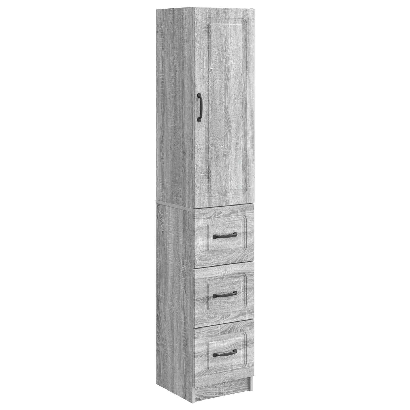 Spintelė 2 pcs Pilka Sonoma 33 x 34,5 x 87 cm Apdirbta mediena