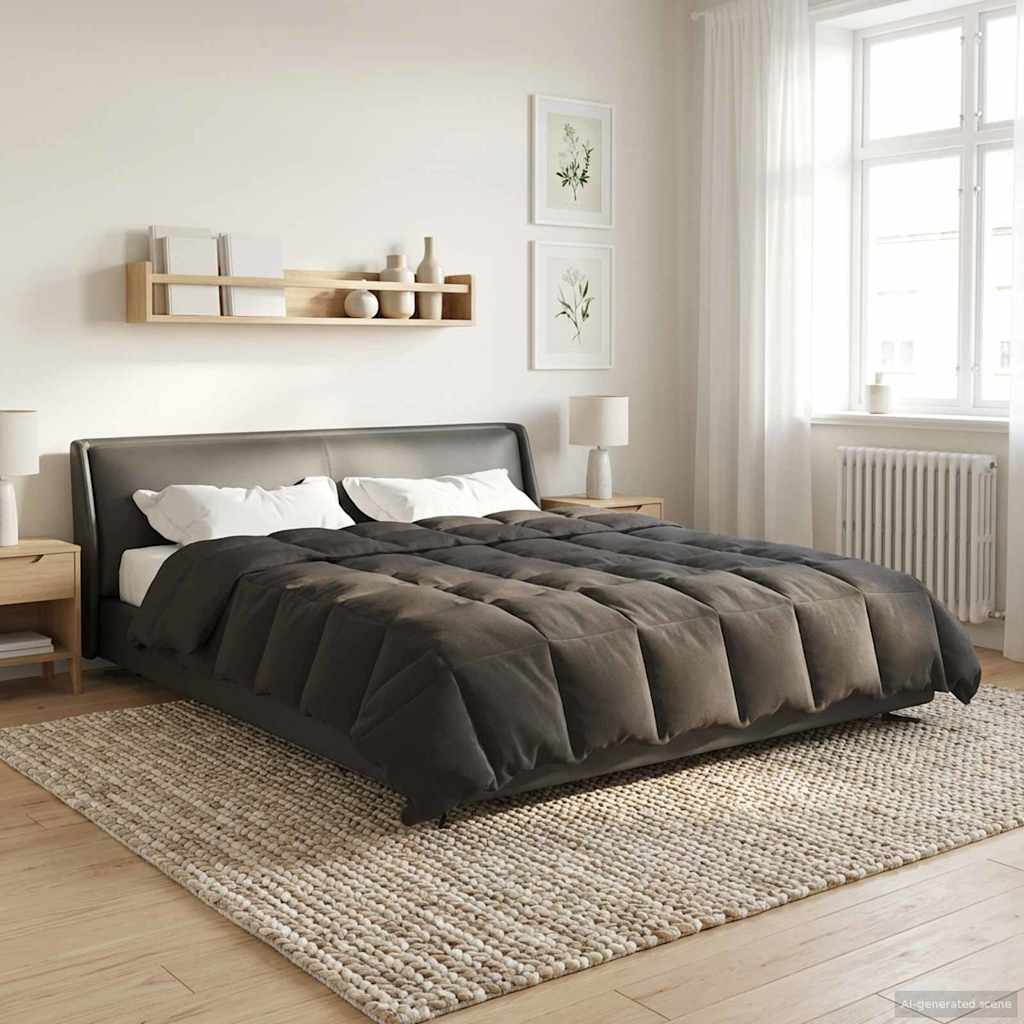 Summer Duvet Tikštas Anthracite 200 x 220 cm Microfiber