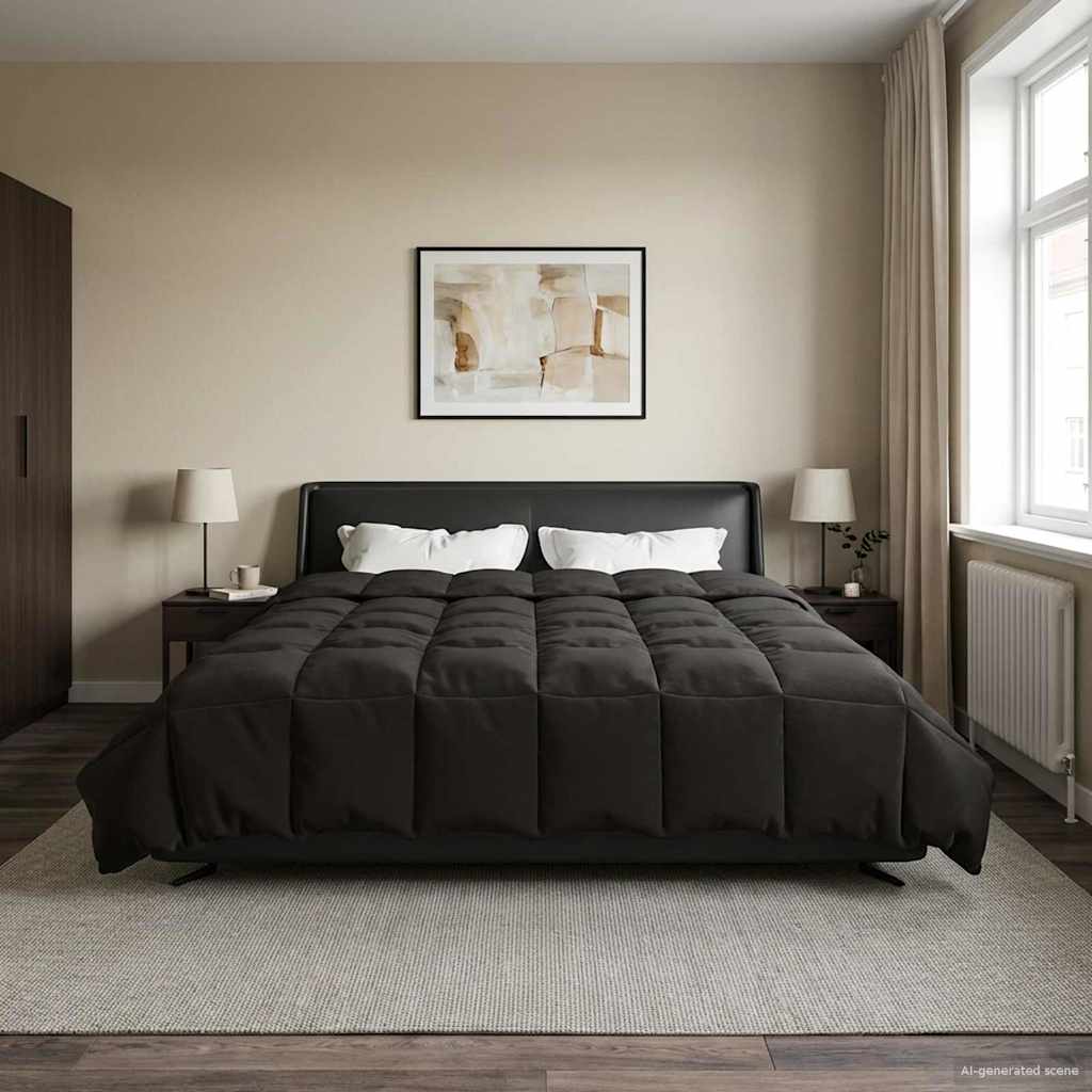 Summer Duvet Tikštas Anthracite 200 x 220 cm Microfiber
