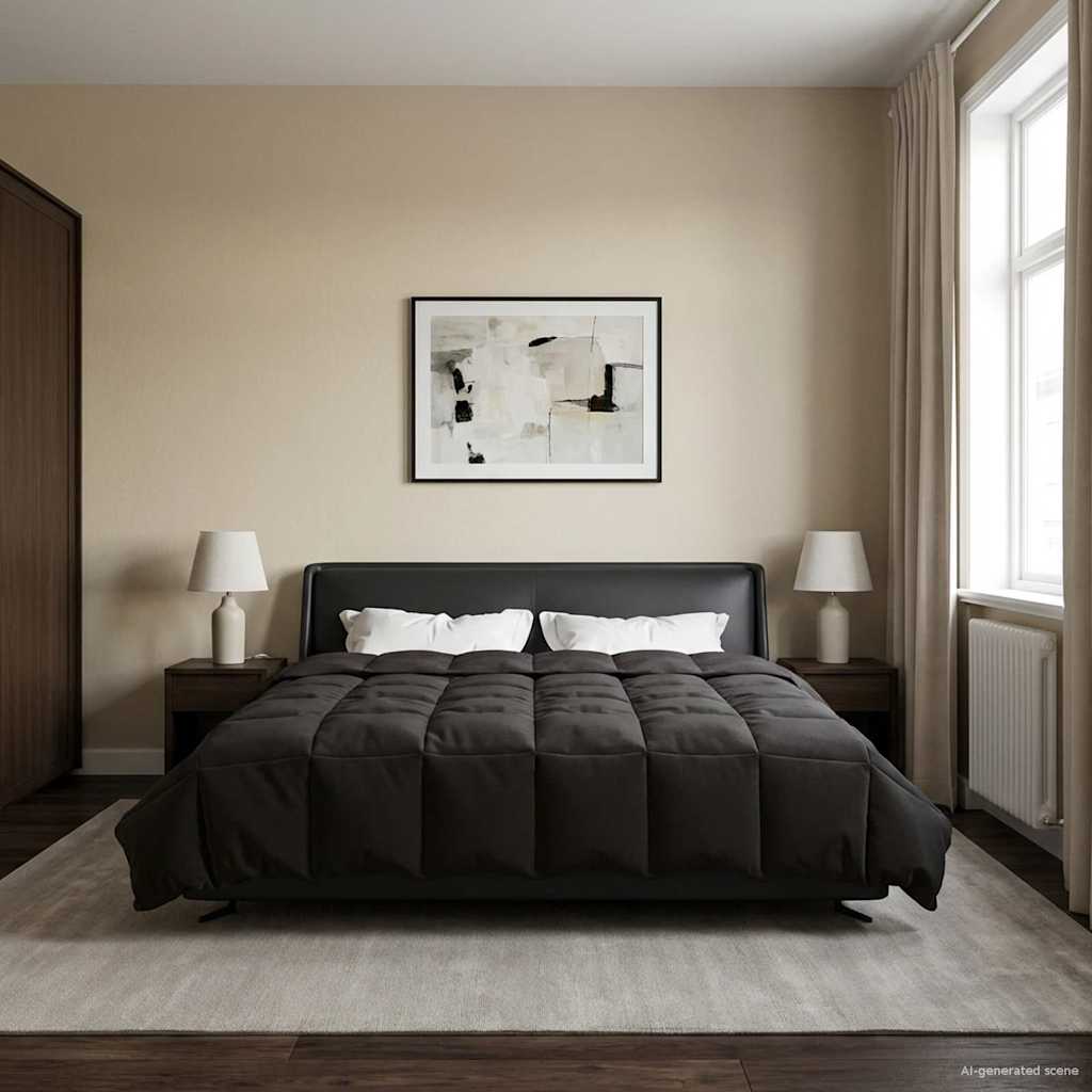 Summer Duvet Tikštas Anthracite 220 x 260 cm Microfiber
