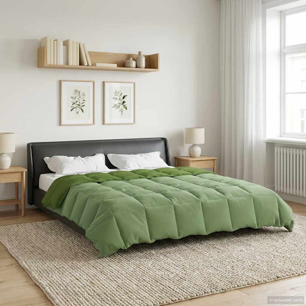 Summer Duvet Tikštas Green 200 x 220 cm Microfiber