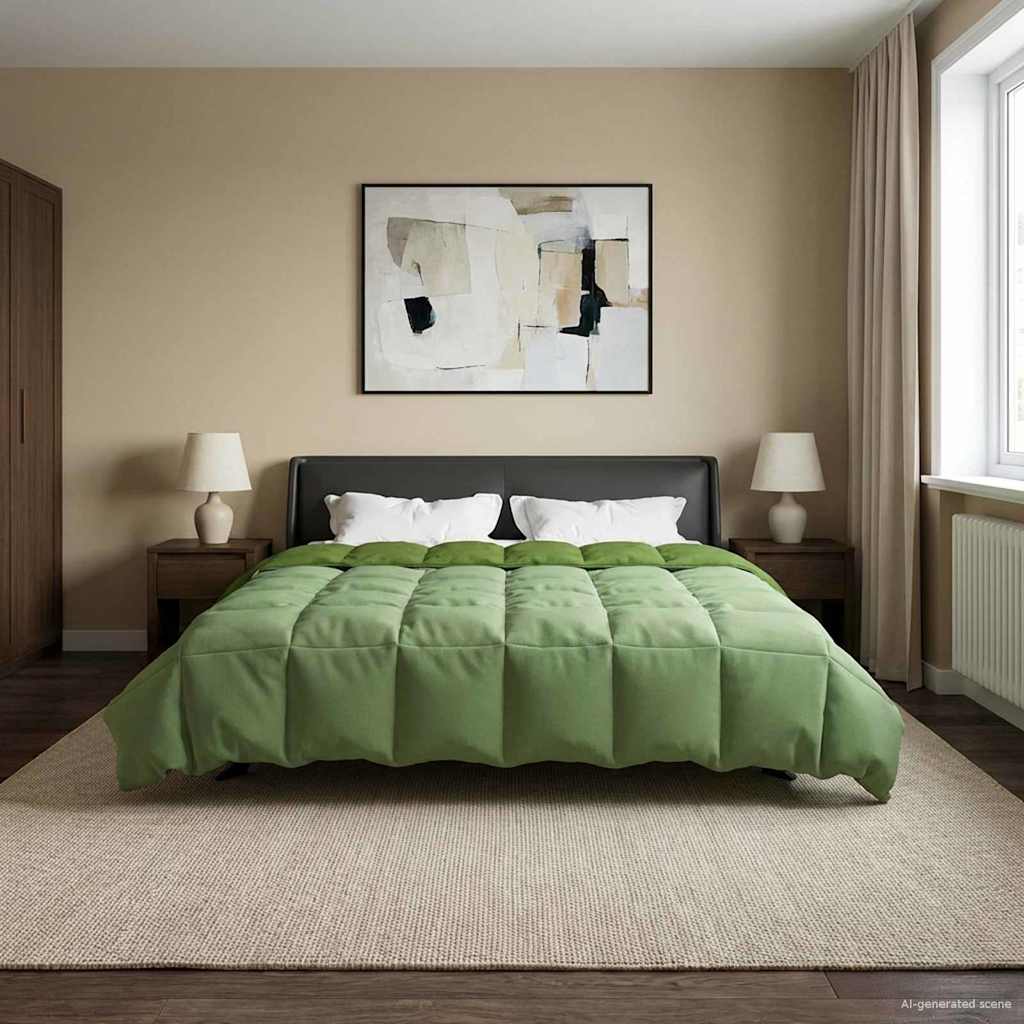 Summer Duvet Tikštas Green 200 x 220 cm Microfiber