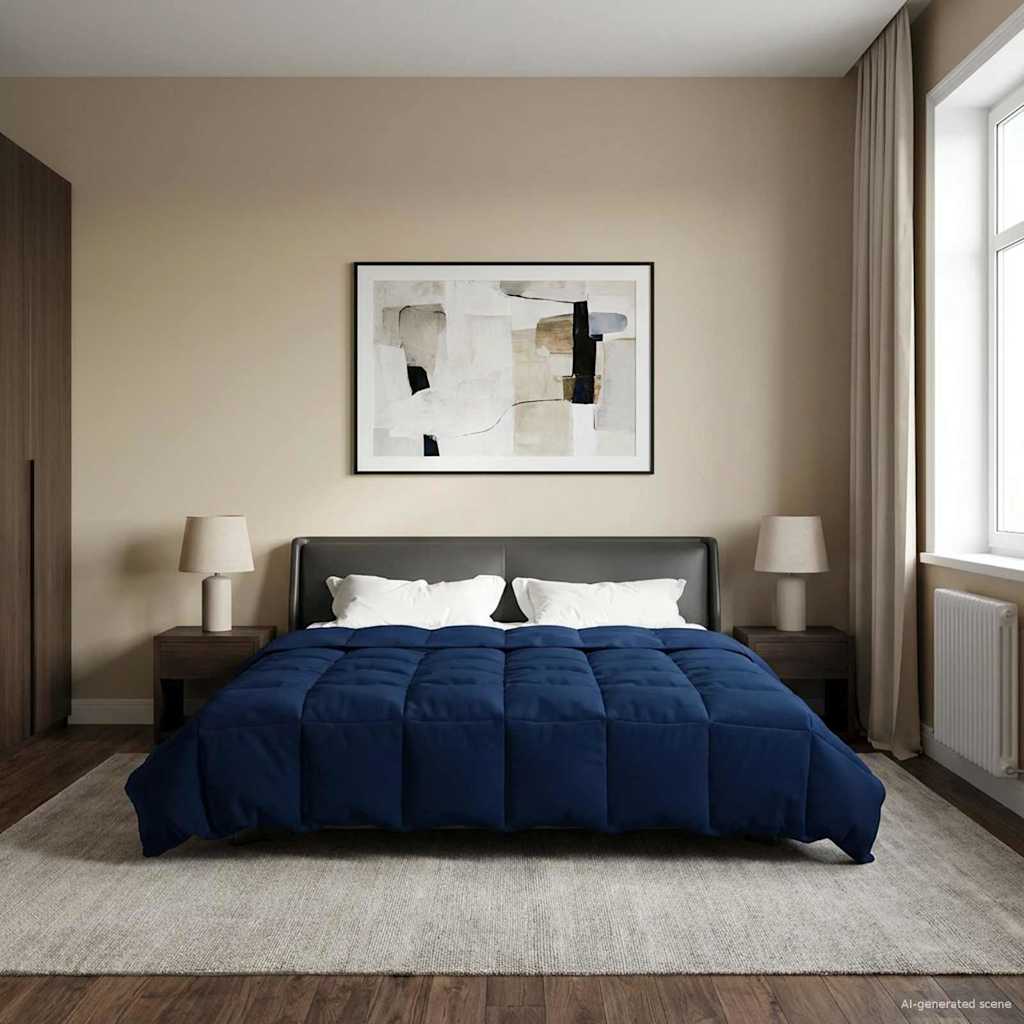 Vasaras sega Tumši zila 220 x 240 cm Mikrošķiedra