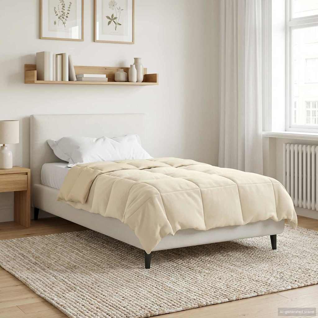 Summer Duvet Tikštas Cream 140 x 200 cm Microfiber