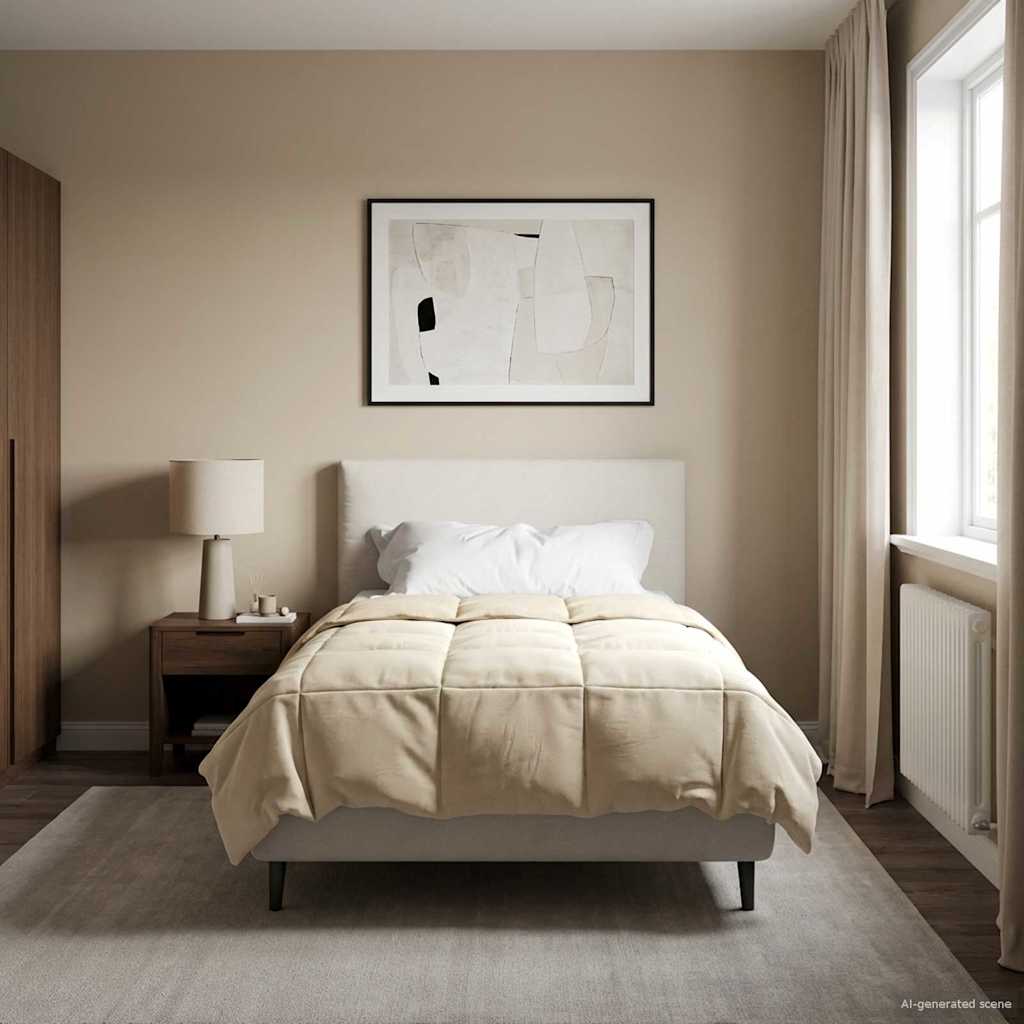 Summer Duvet Tikštas Cream 140 x 200 cm Microfiber