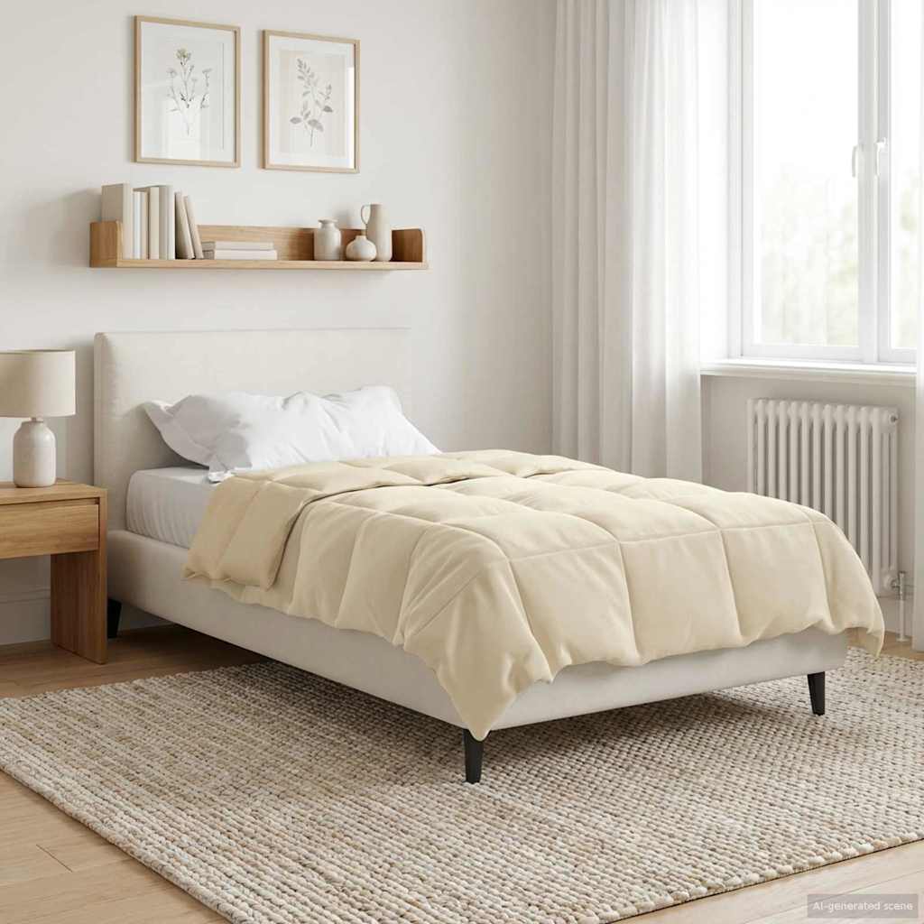 Summer Duvet Tikštas Cream 155 x 200 cm Microfiber