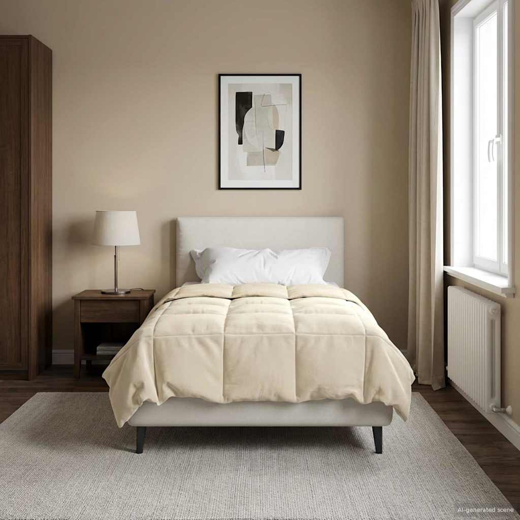 Summer Duvet Tikštas Cream 155 x 200 cm Microfiber