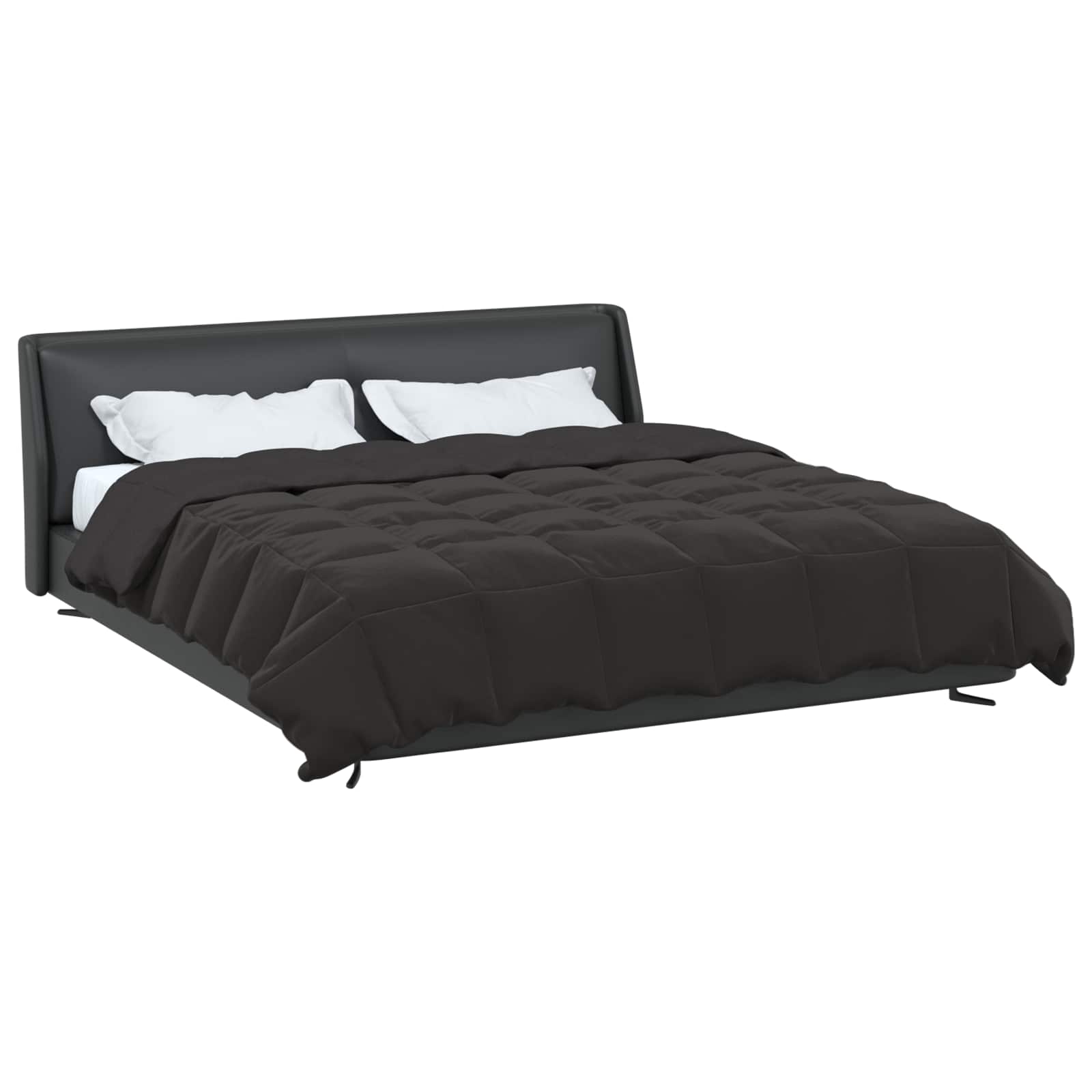 All-year duvet Anthracite 200 x 200 cm Microfibre