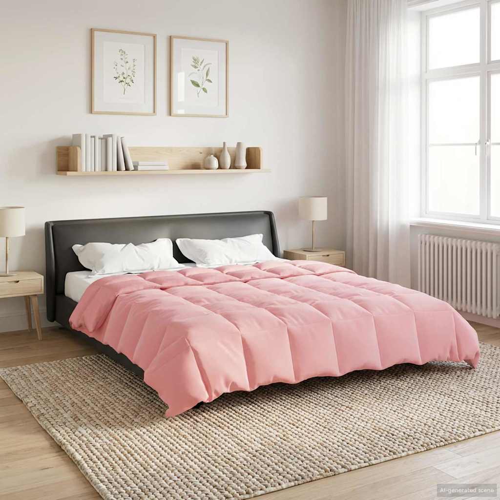 Visu gadu sega Tikštas Rozā 200 x 200 cm Mikrošķiedra