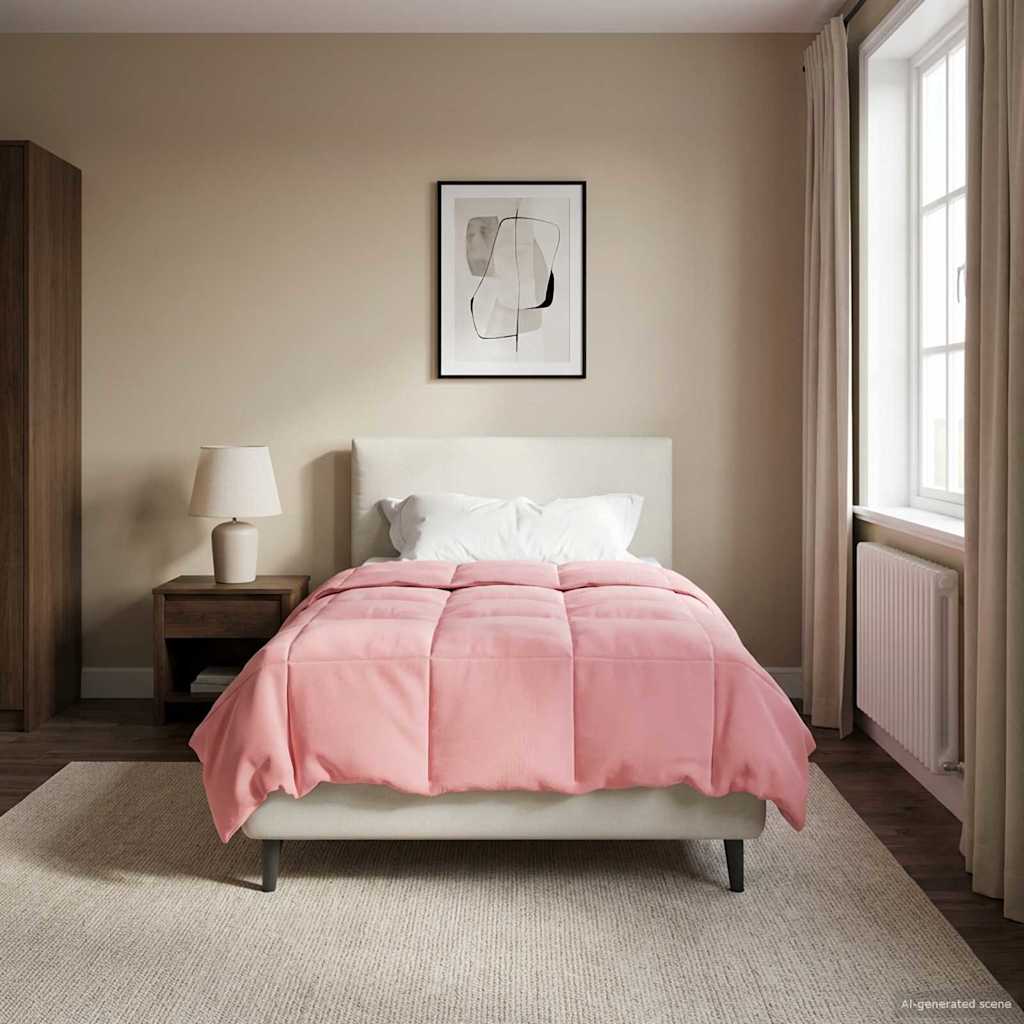 Winter Duvet Tikštas Pink 135 x 200 cm Microfiber