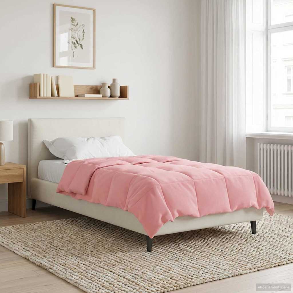 Winter Blanket Tikštas Pink 155 x 200 cm Microfiber