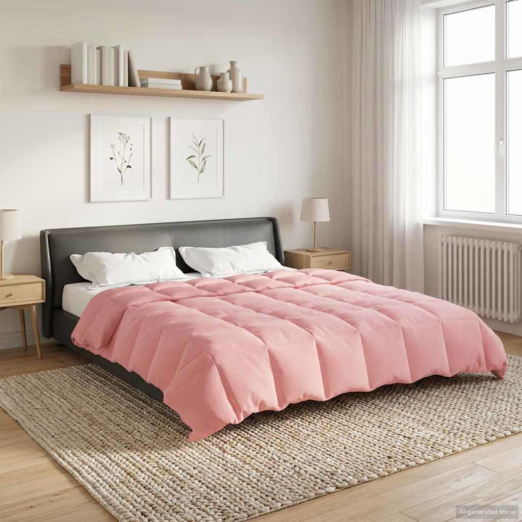 Ziemas sega Tikštas Rozā 200 x 200 cm Mikrošķiedra