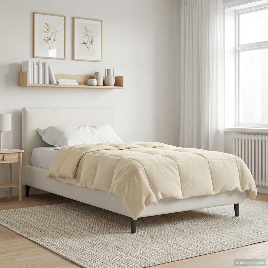 Winter Duvet Tikštas Cream 155 x 200 cm Microfiber
