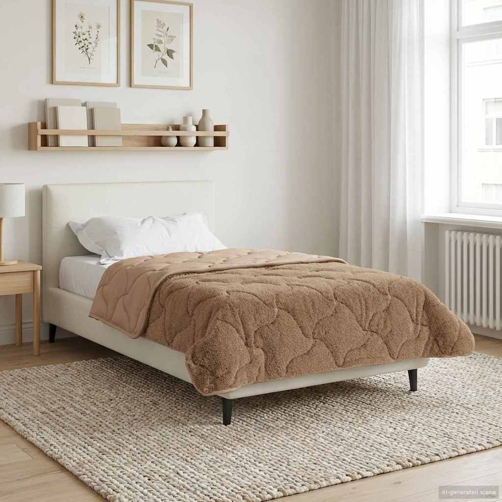 Vasaros antklodė 135 x 220 cm Vasara Taupe Kvėpuojantis