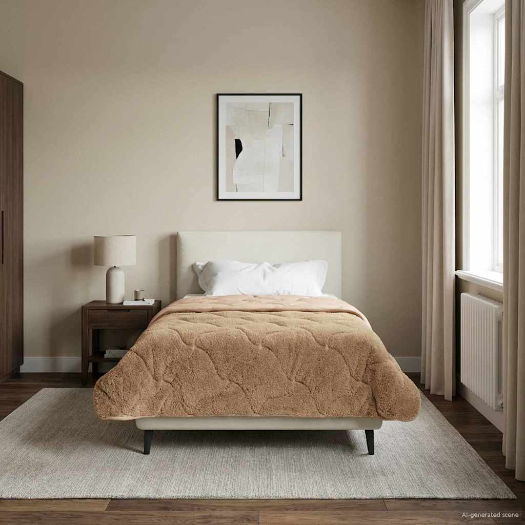 Vasaros antklodė 135 x 220 cm Vasara Taupe Kvėpuojantis