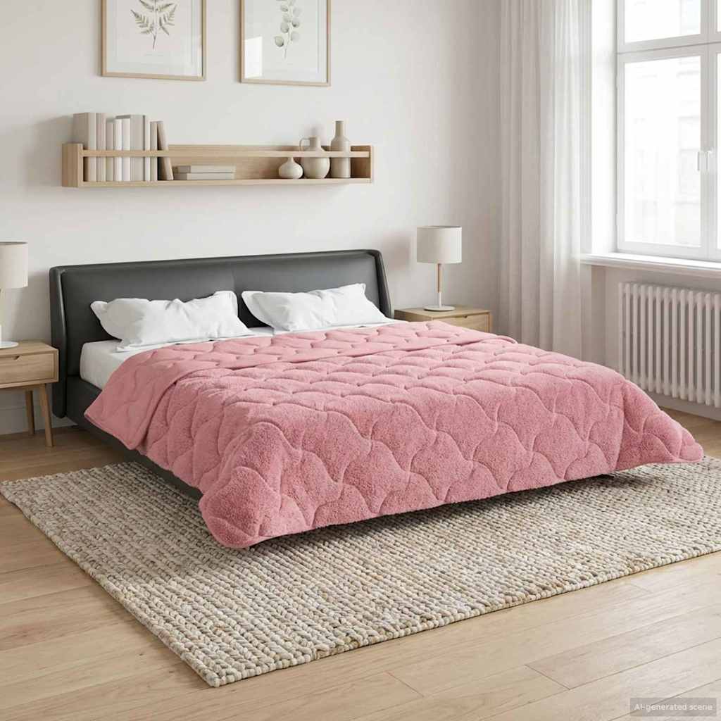 Winter Blanket Tikštas Pink 220 x 240 cm
