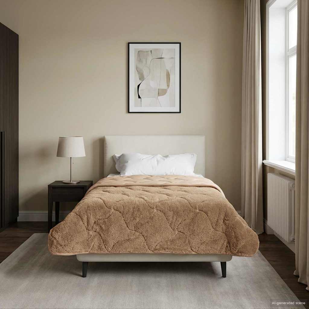 Winter Duvet Tikštas Taupe 155 x 220 cm
