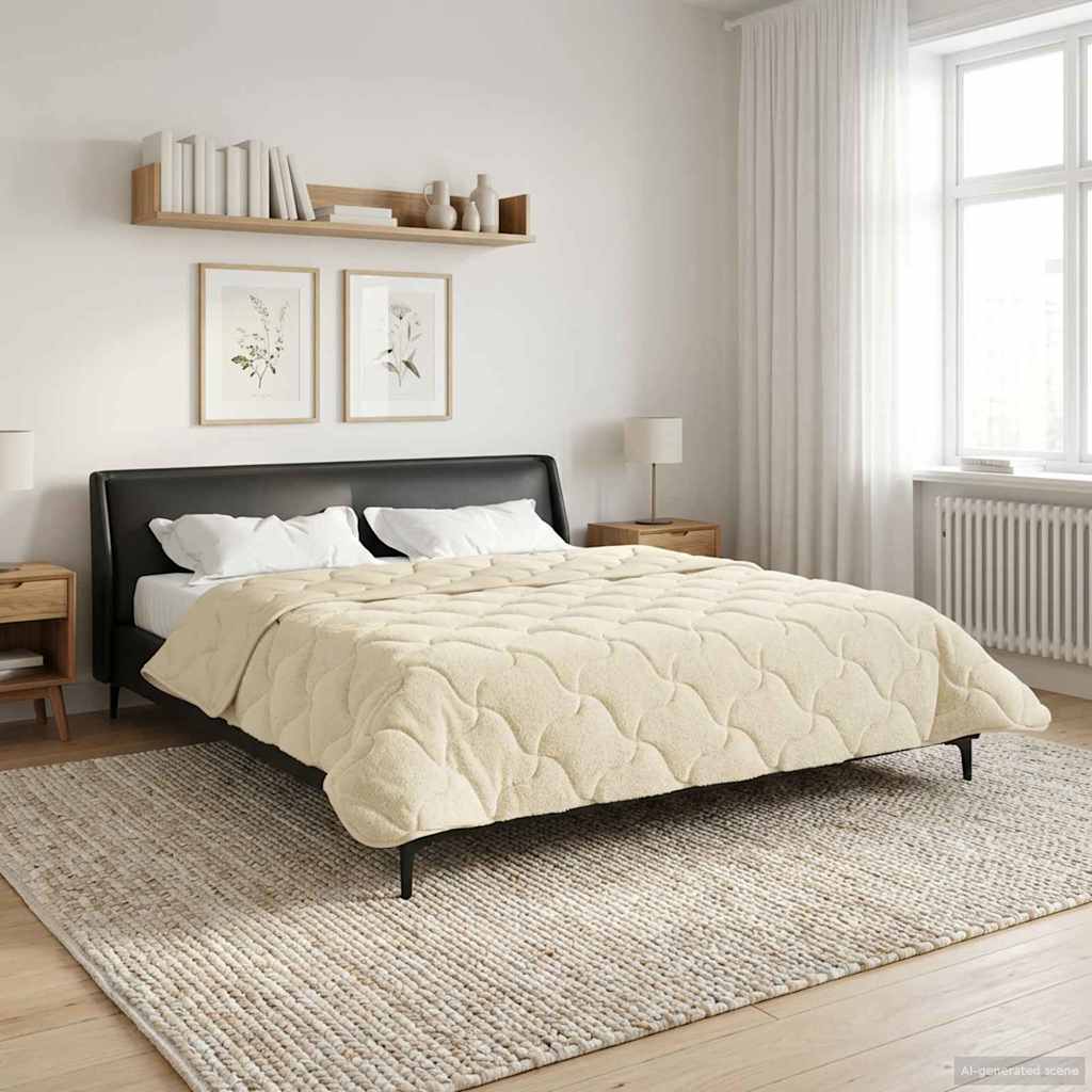 Winter blanket Tikštas Cream 220 x 240 cm