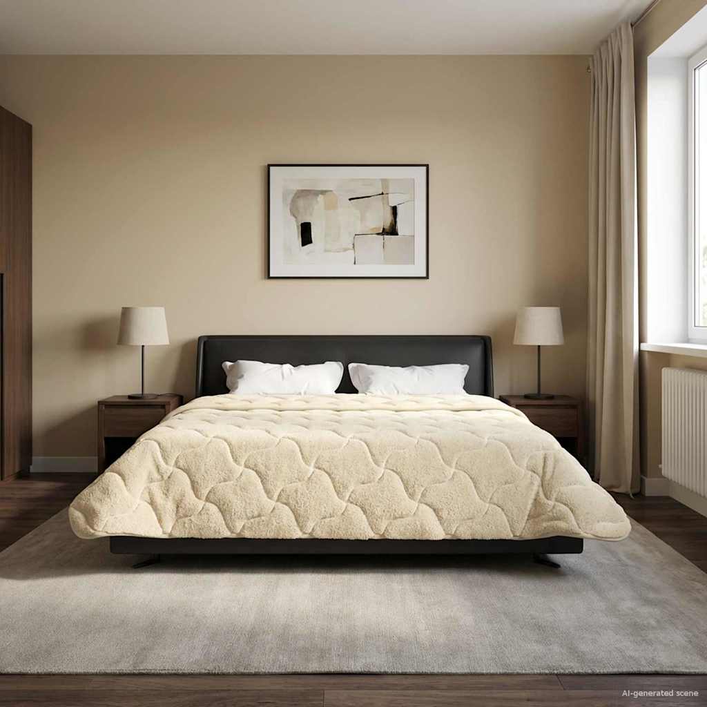 Winter blanket Tikštas Cream 220 x 240 cm