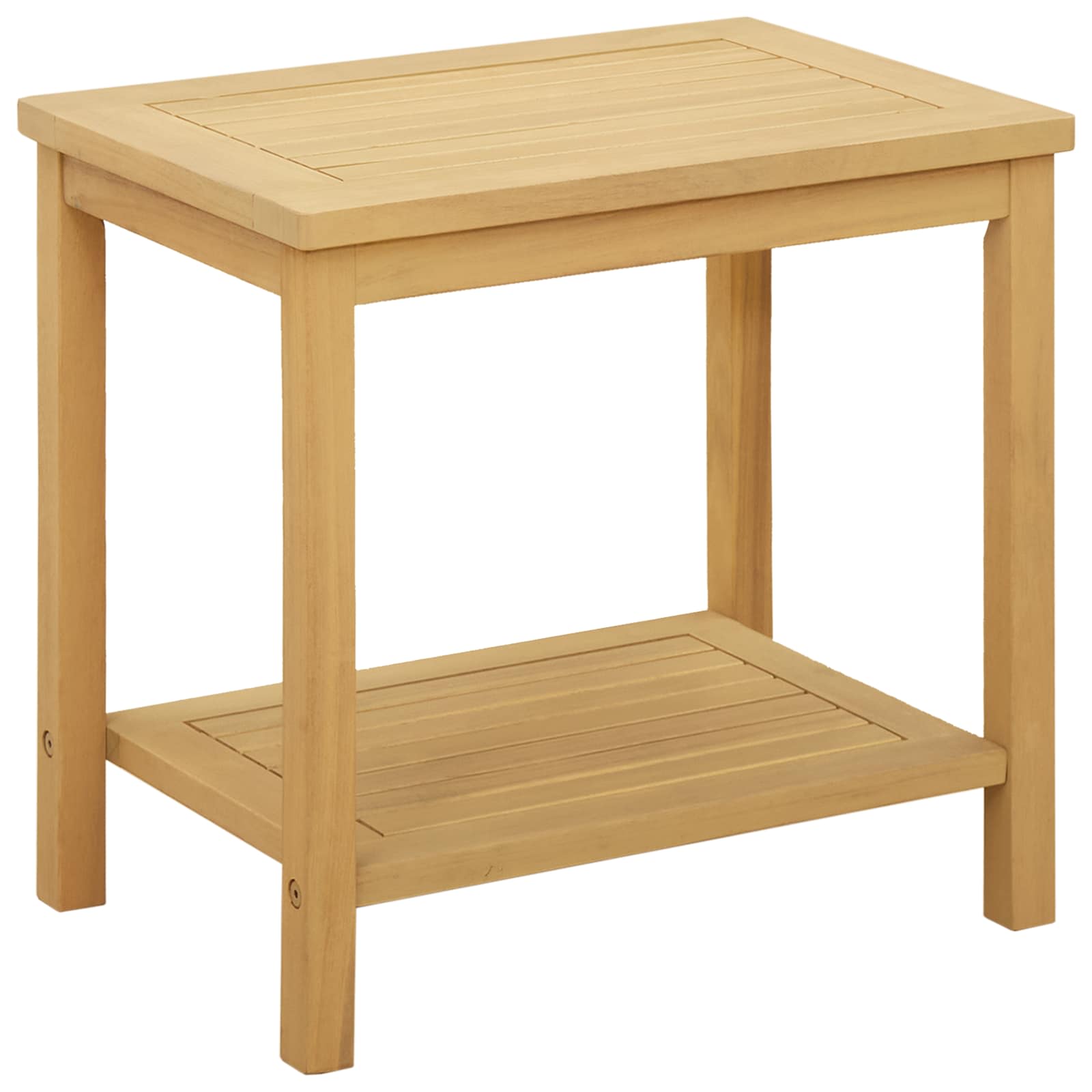 Side table Natural oil 50 x 35 x 45 cm
