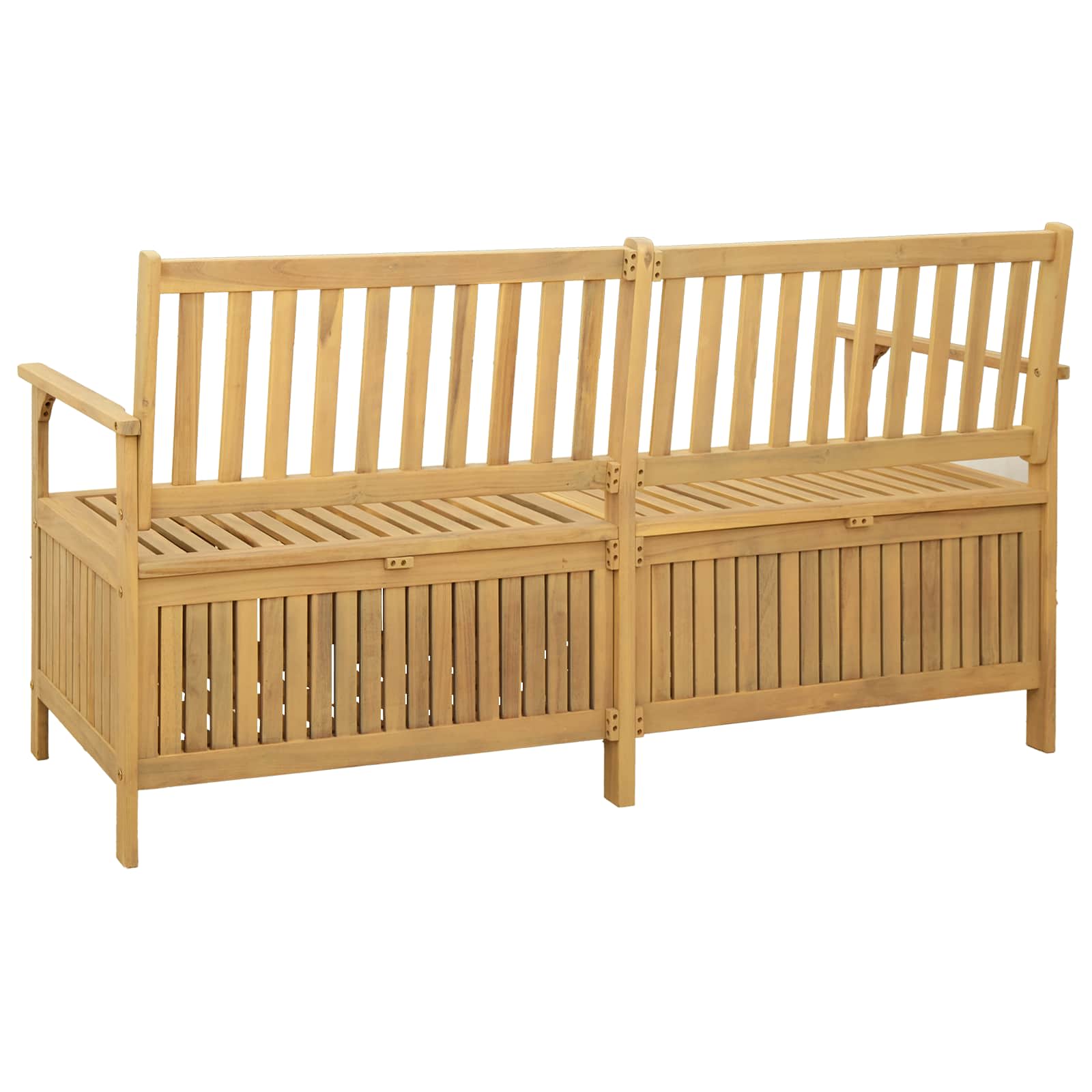 Laikymo suolas su saugykla 170 x 63 x 84 cm Solu Acacija