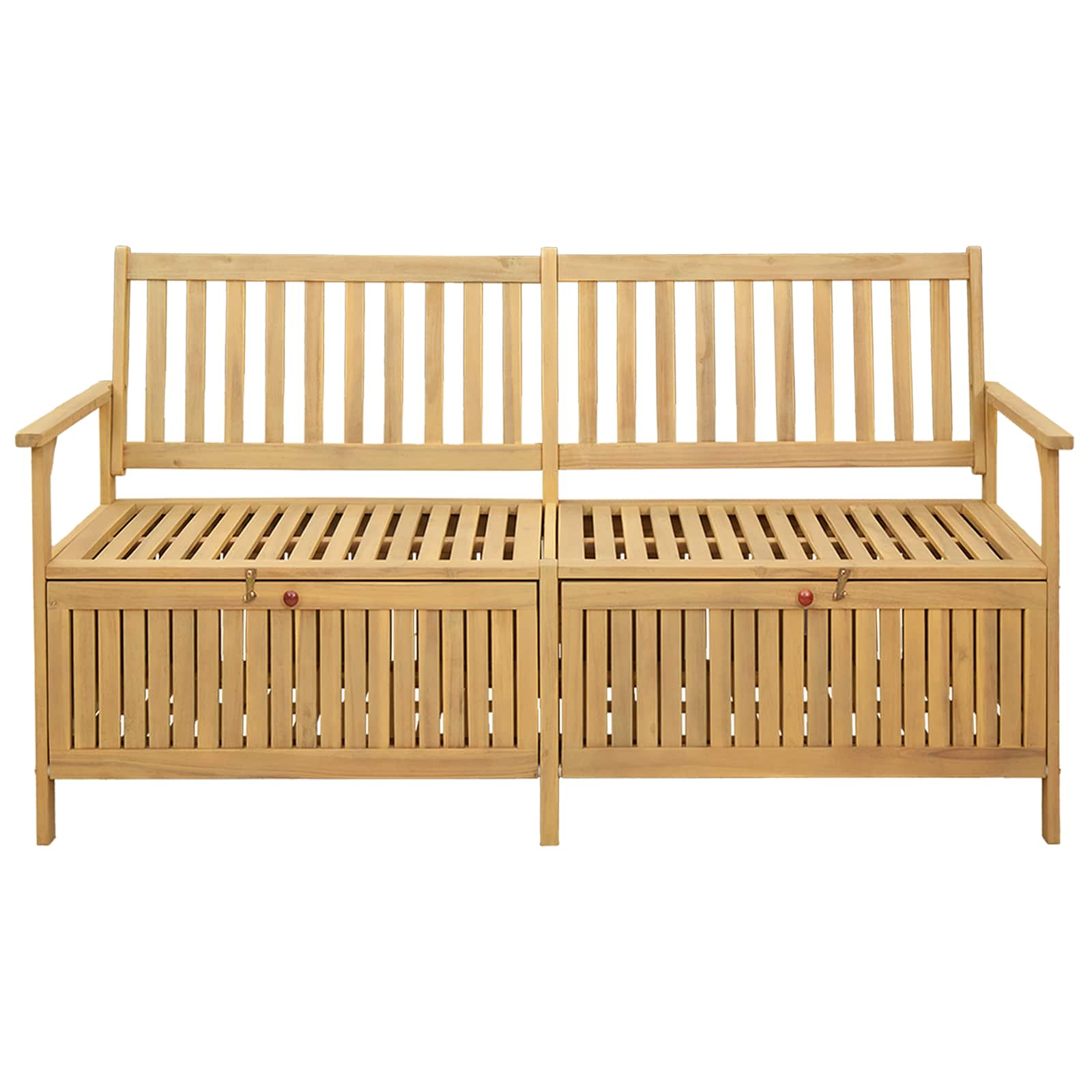 Laikymo suolas su saugykla 170 x 63 x 84 cm Solu Acacija