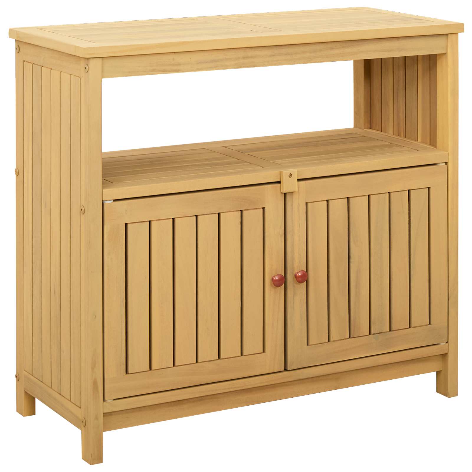 Sodo konsolinis stalas Šviesus akacijų 80 x 35 x 75 cm