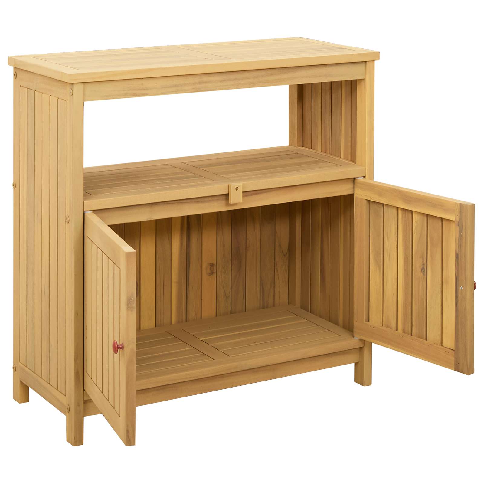 Sodo konsolinis stalas Šviesus akacijų 80 x 35 x 75 cm