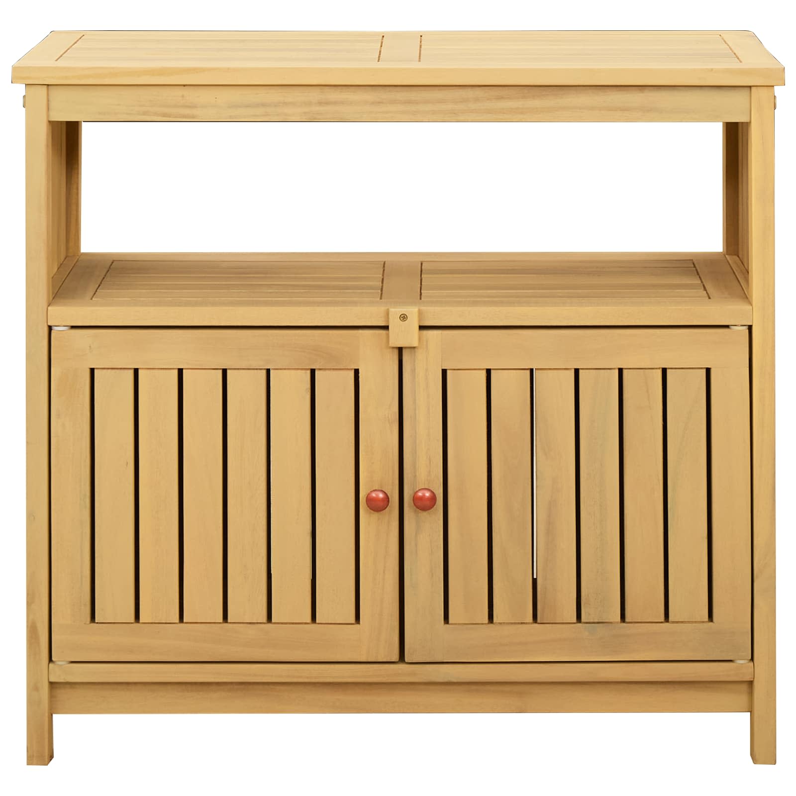 Sodo konsolinis stalas Šviesus akacijų 80 x 35 x 75 cm