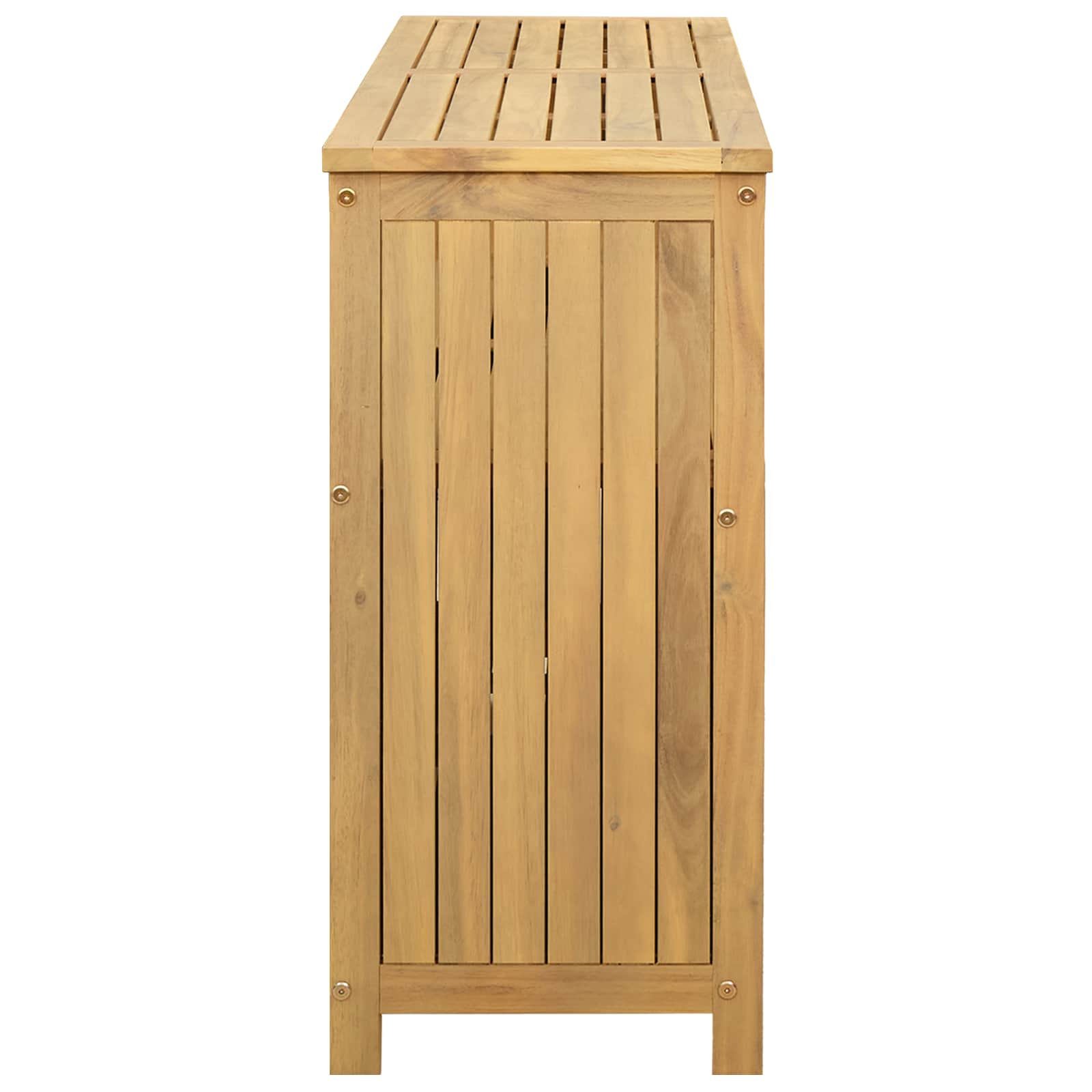 Garden Console Table Light Acacia 110 x 35 x 75 cm
