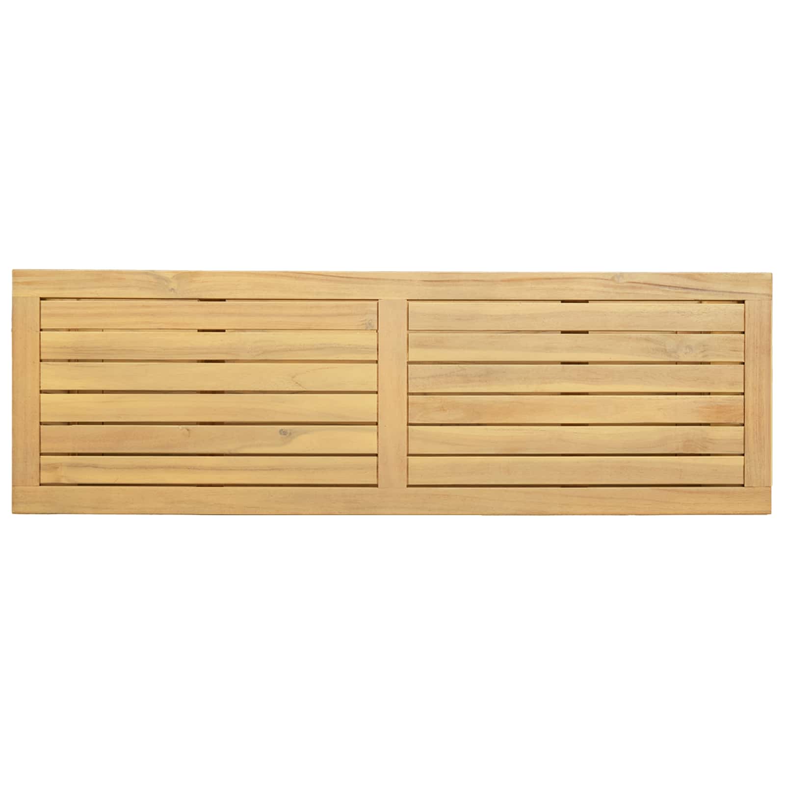 Garden Console Table Light Acacia 110 x 35 x 75 cm