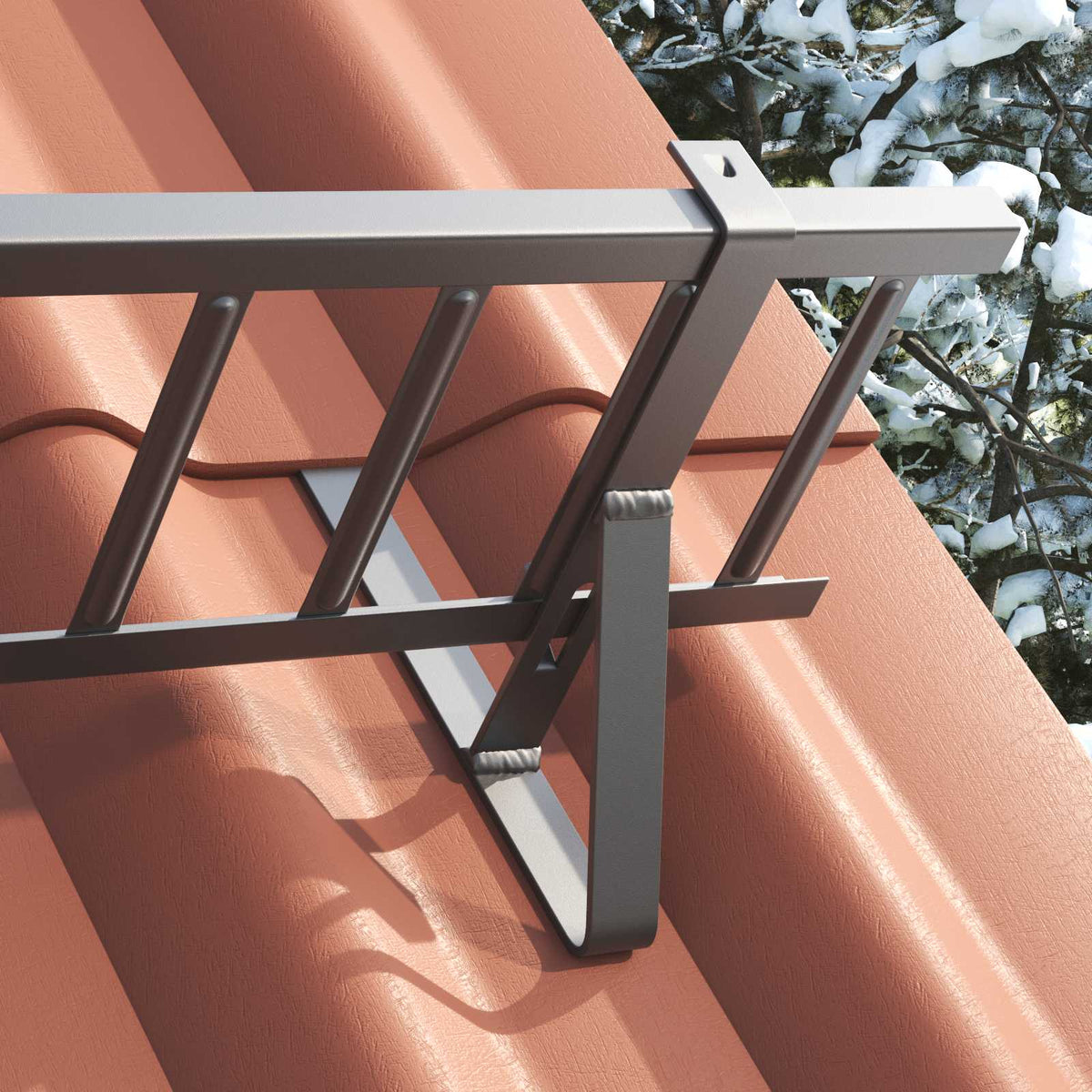 Stogo sniego sargas Antracito 800 x 29,5 x 34,5 cm Plienas