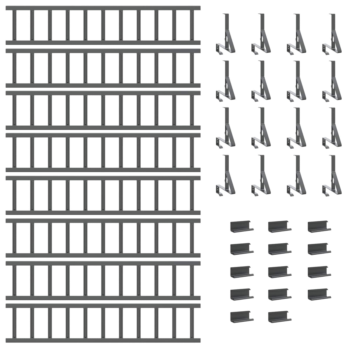 Stogo sniego sargas Antracito 800 x 29,5 x 34,5 cm Plienas