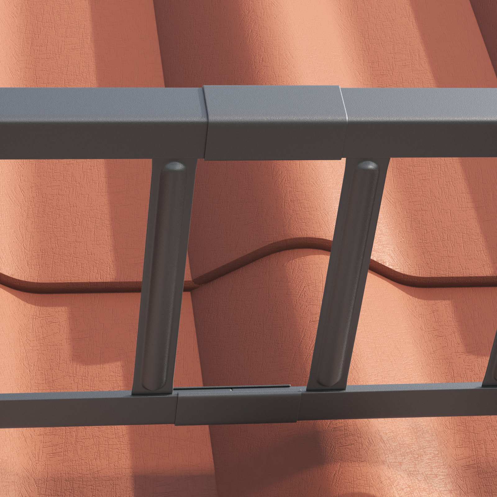 Stogo sniego sargas Antracitas 300 x 2,5 x 20 cm Plienas