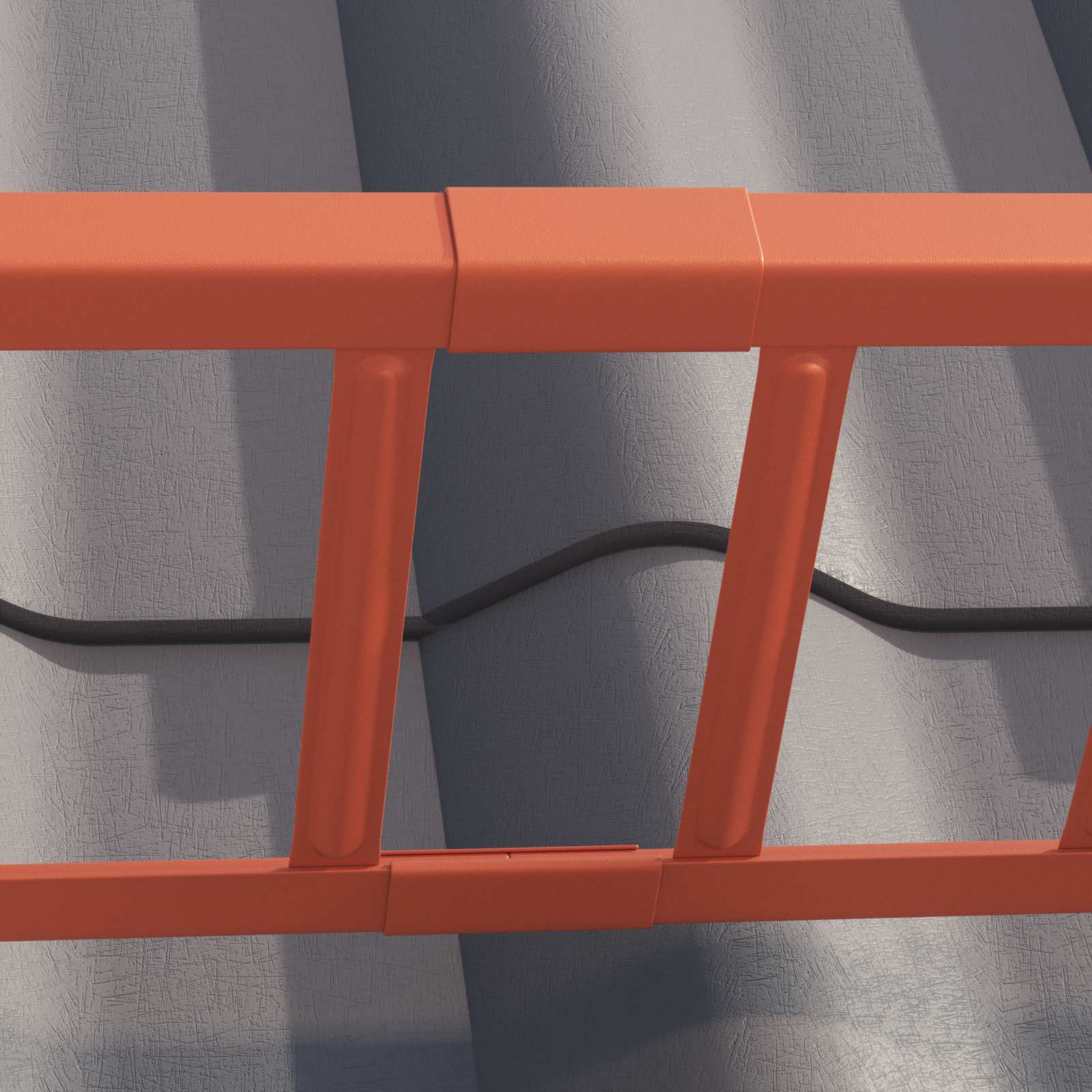 Stogo sniego sargas Raudona 100 x 2,5 x 20 cm Plienas