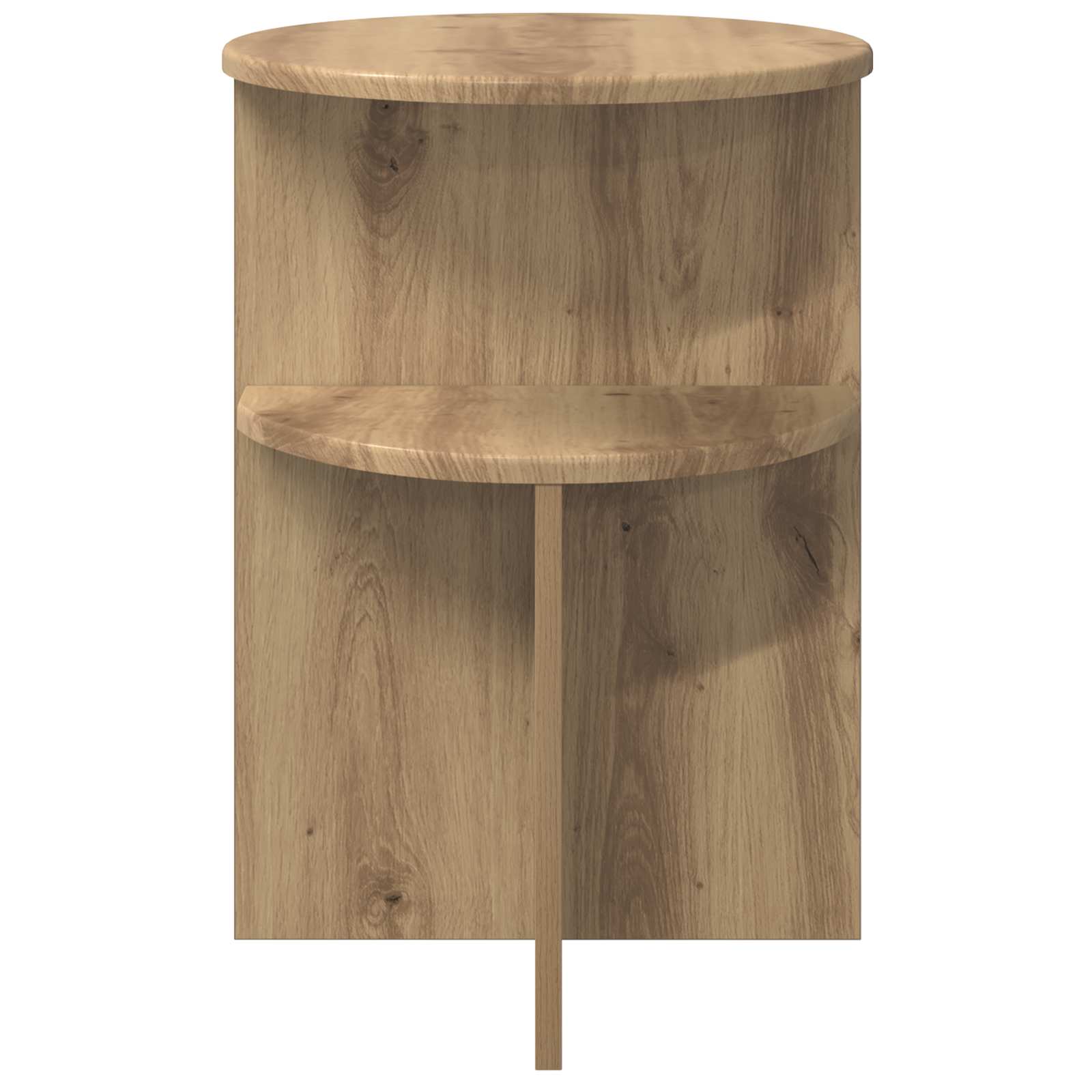 Šoninis stalas Artisano ąžuolo Ø 39,5 x 55 cm Apdirbta mediena