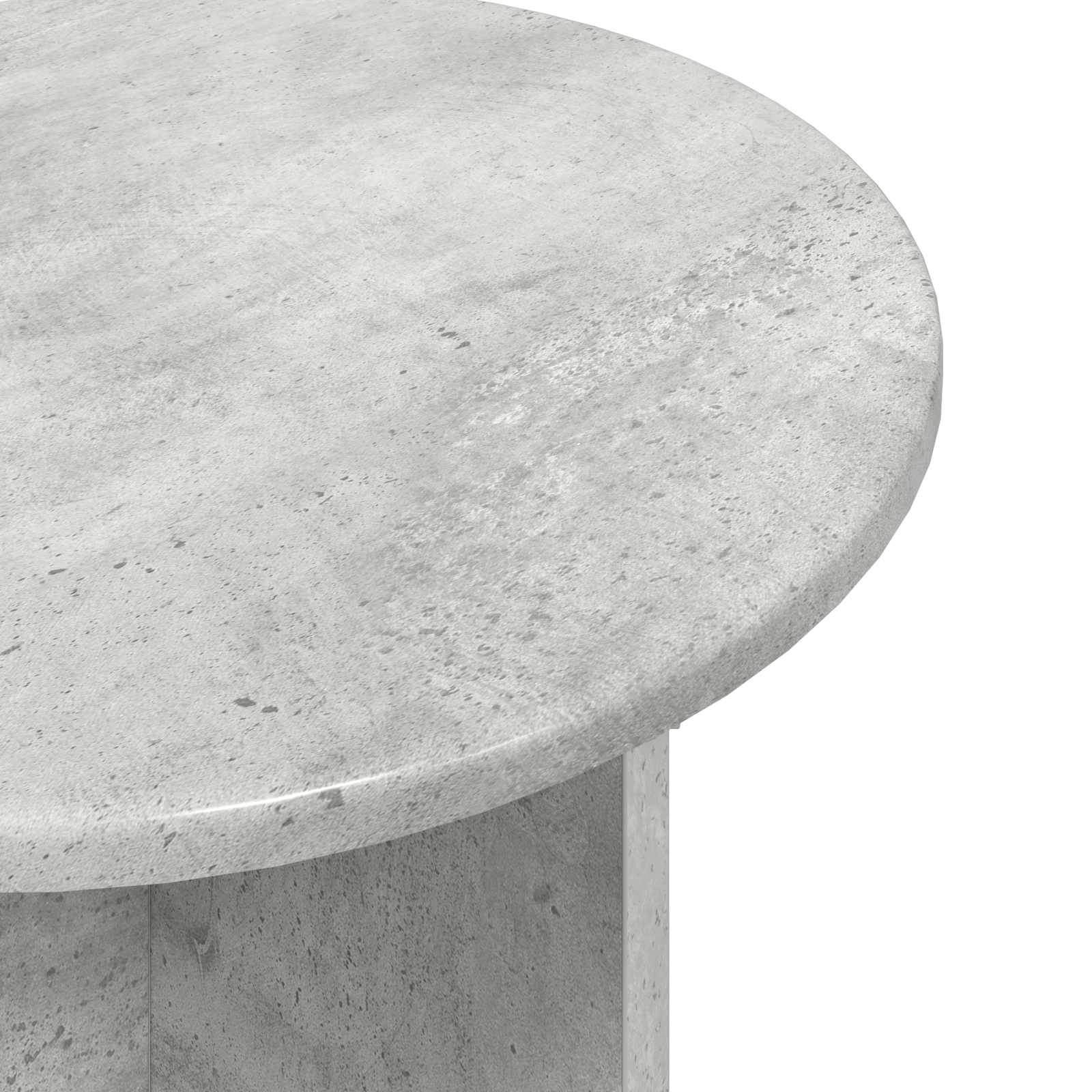 Šoninių staliukų komplektas 2 pcs Betono pilka Apdirbta mediena