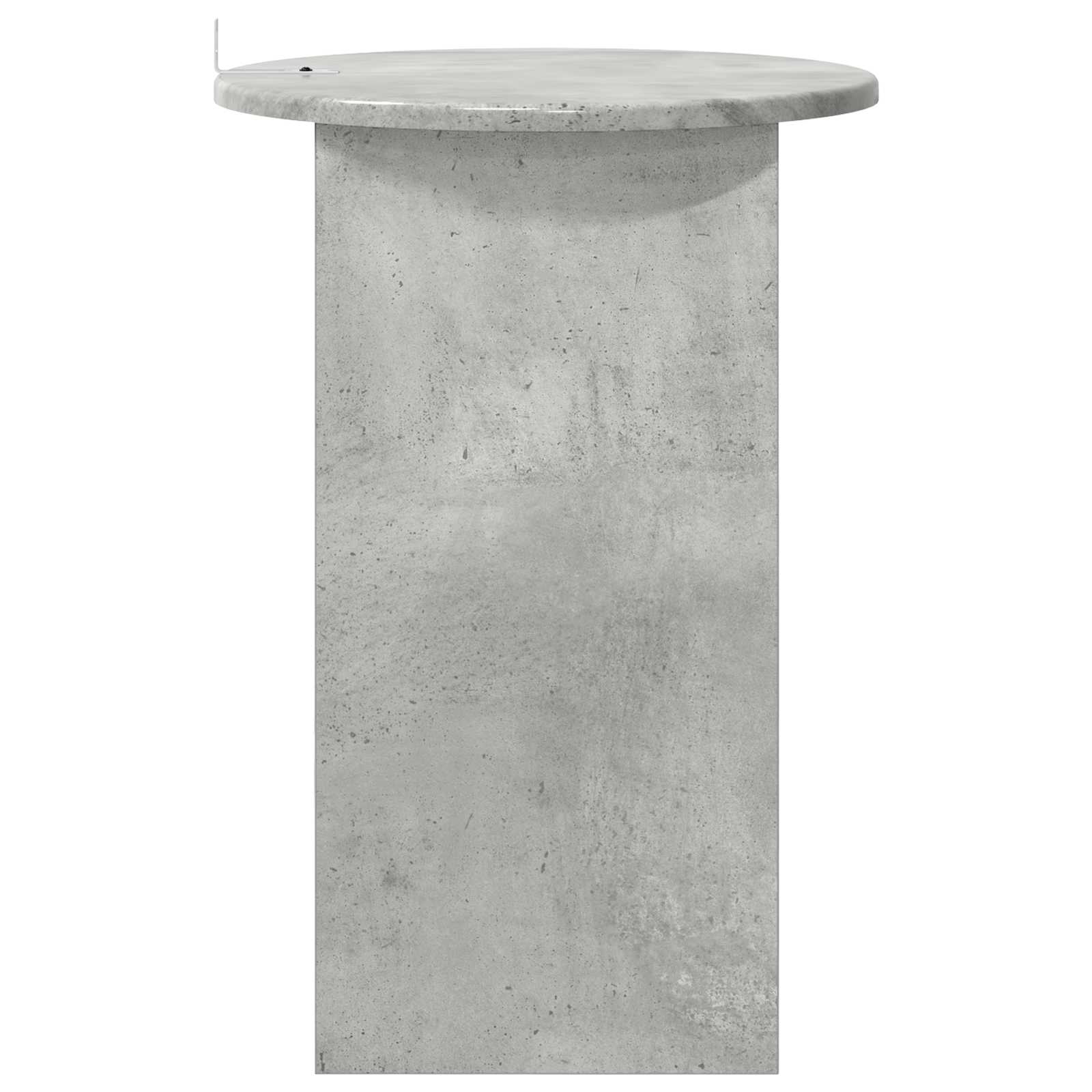 Šoninis stalas Betono pilka Ø 39,5 x 55 cm Apdirbta mediena