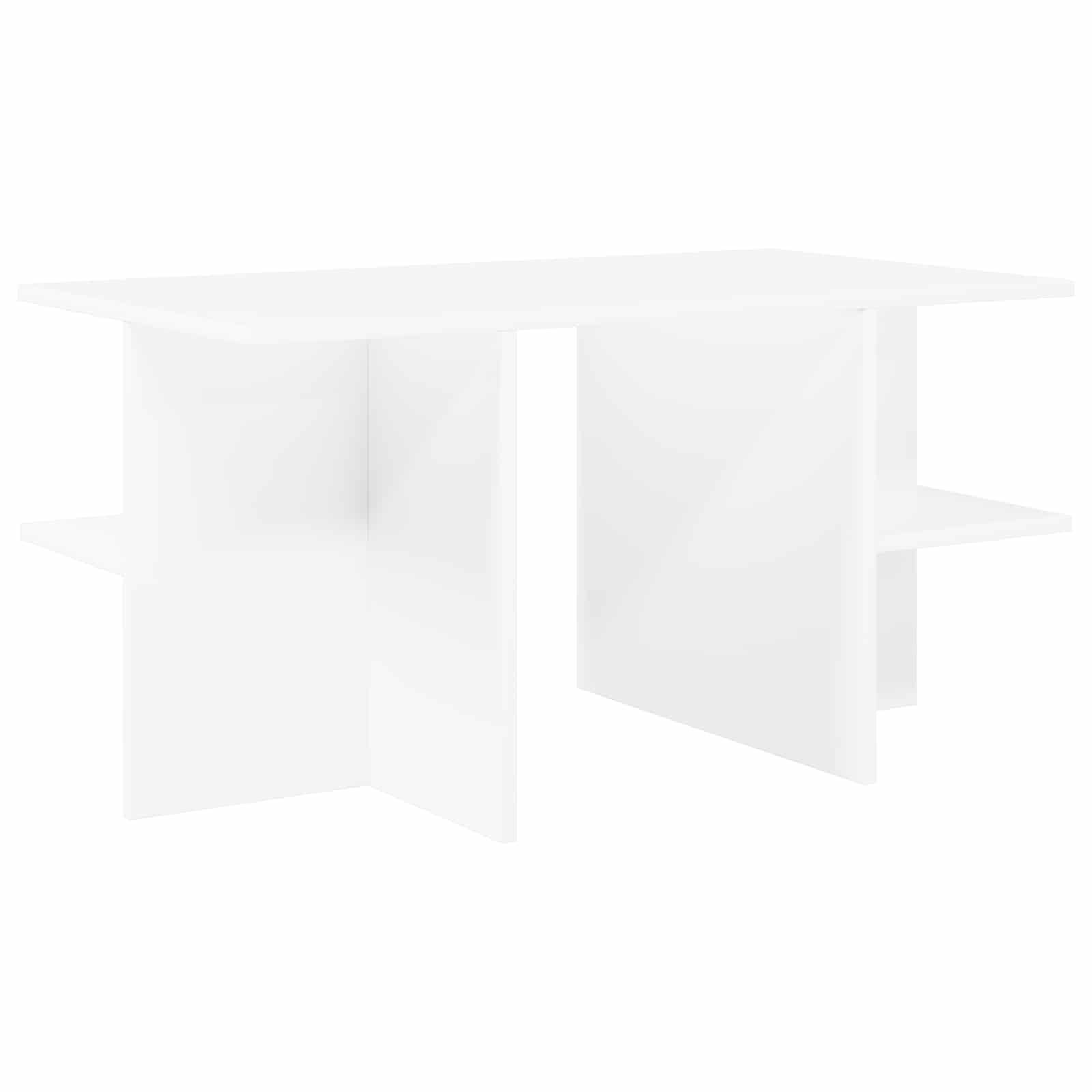 Kavos staliukas Balta 87 x 50 x 45 cm Dirbtinė mediena