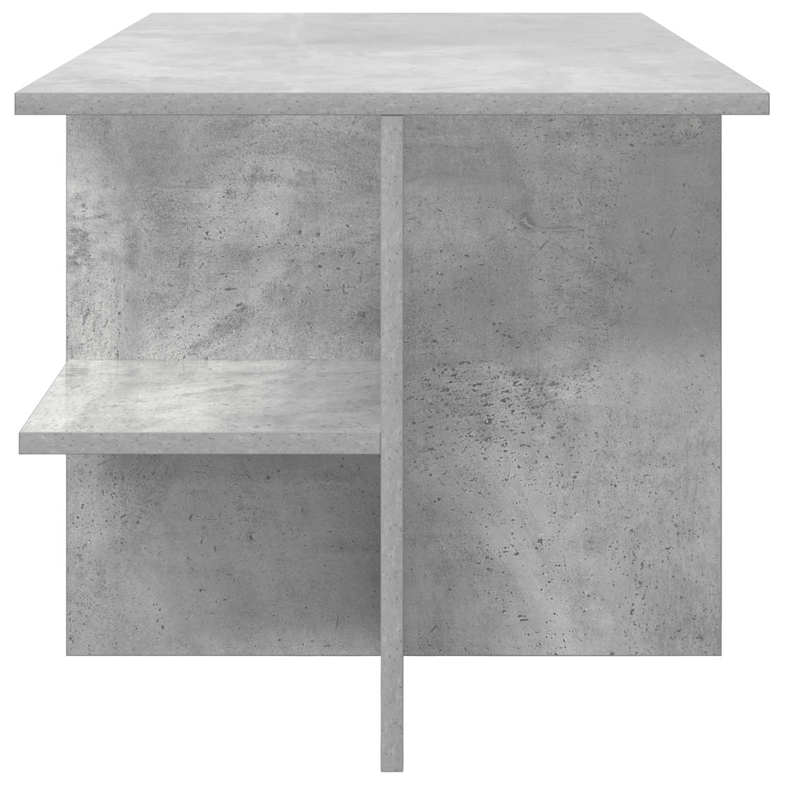 Kafijas galdiņš Betona pelēks 87 x 50 x 45 cm Inženierijas koks