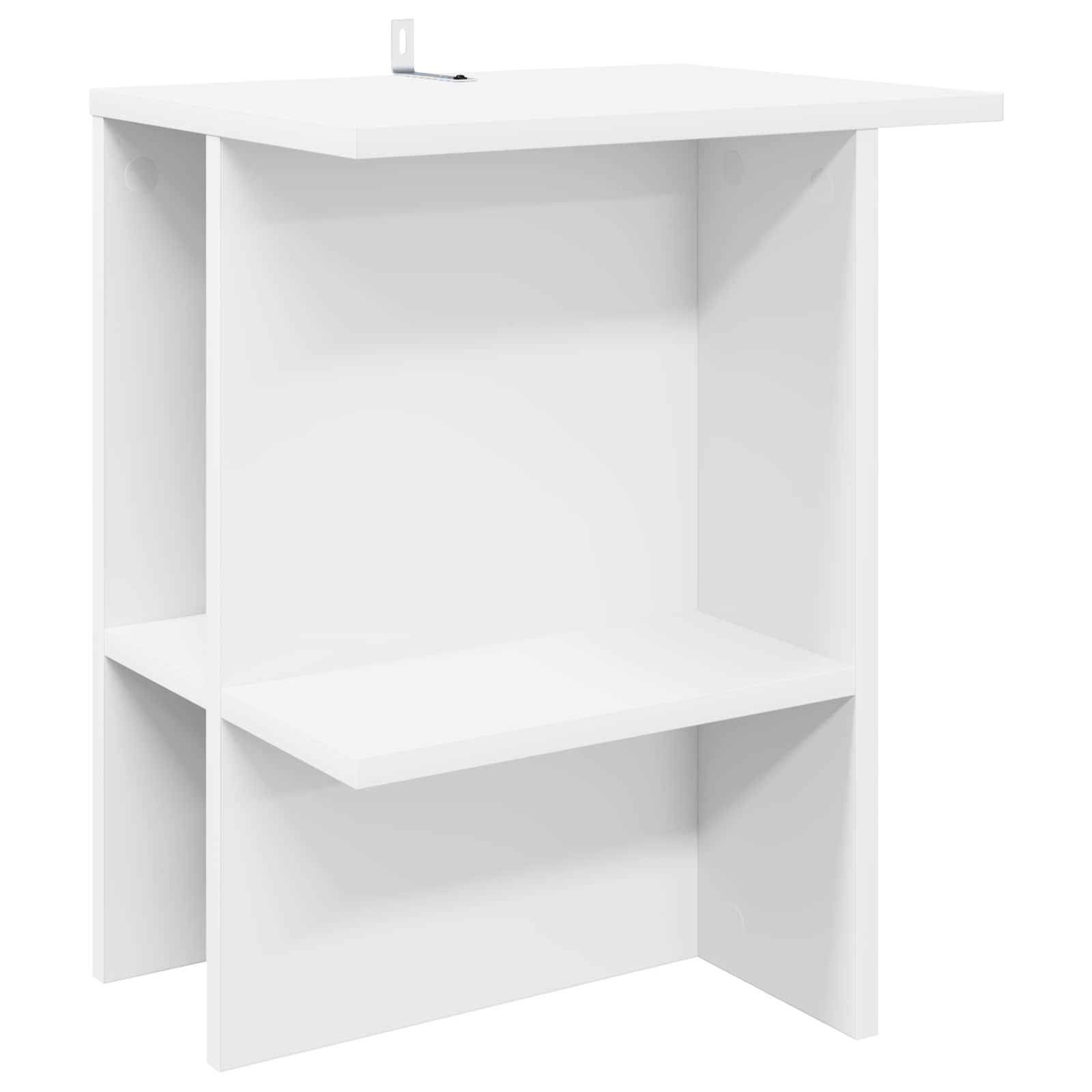 Kavos staliukas 2 pcs Balta 40 x 30 x 49 cm Apdirbta mediena