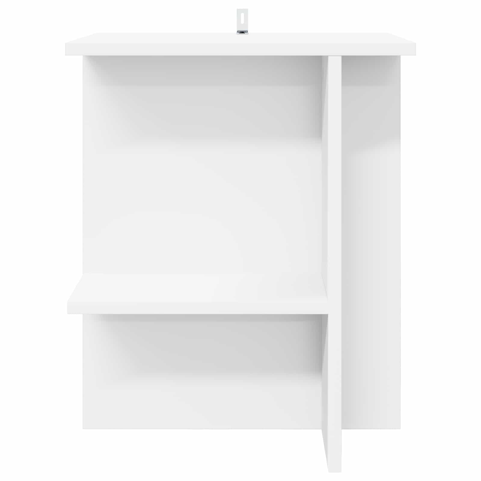Kavos staliukas 2 pcs Balta 40 x 30 x 49 cm Apdirbta mediena