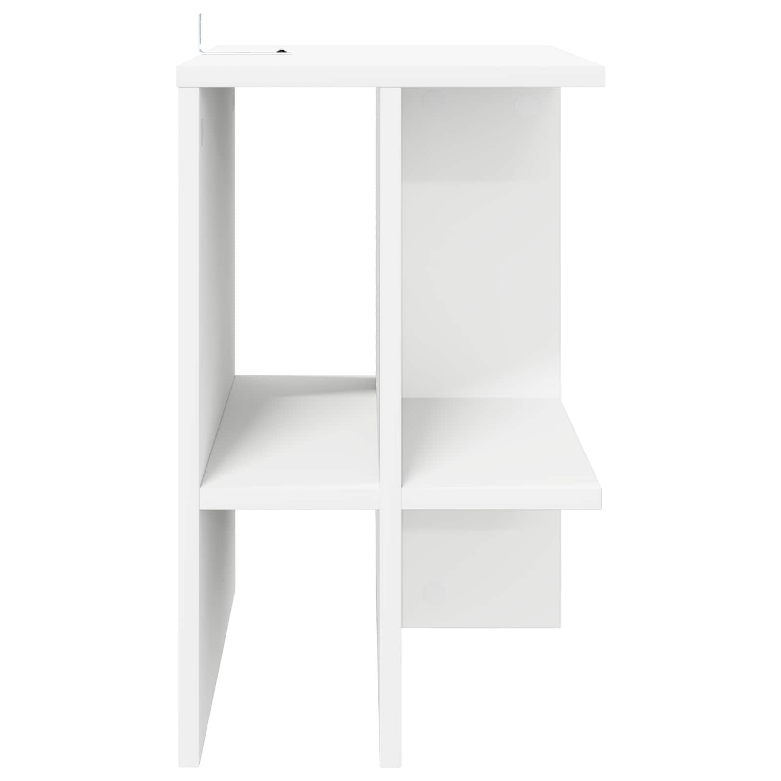 Kavos staliukas 2 pcs Balta 40 x 30 x 49 cm Apdirbta mediena