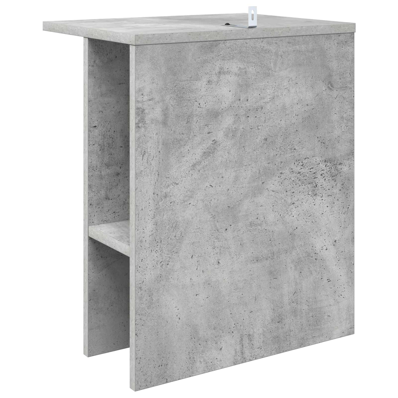 Kavos staliukas 2 pcs Betono pilka 40 x 30 x 49 cm