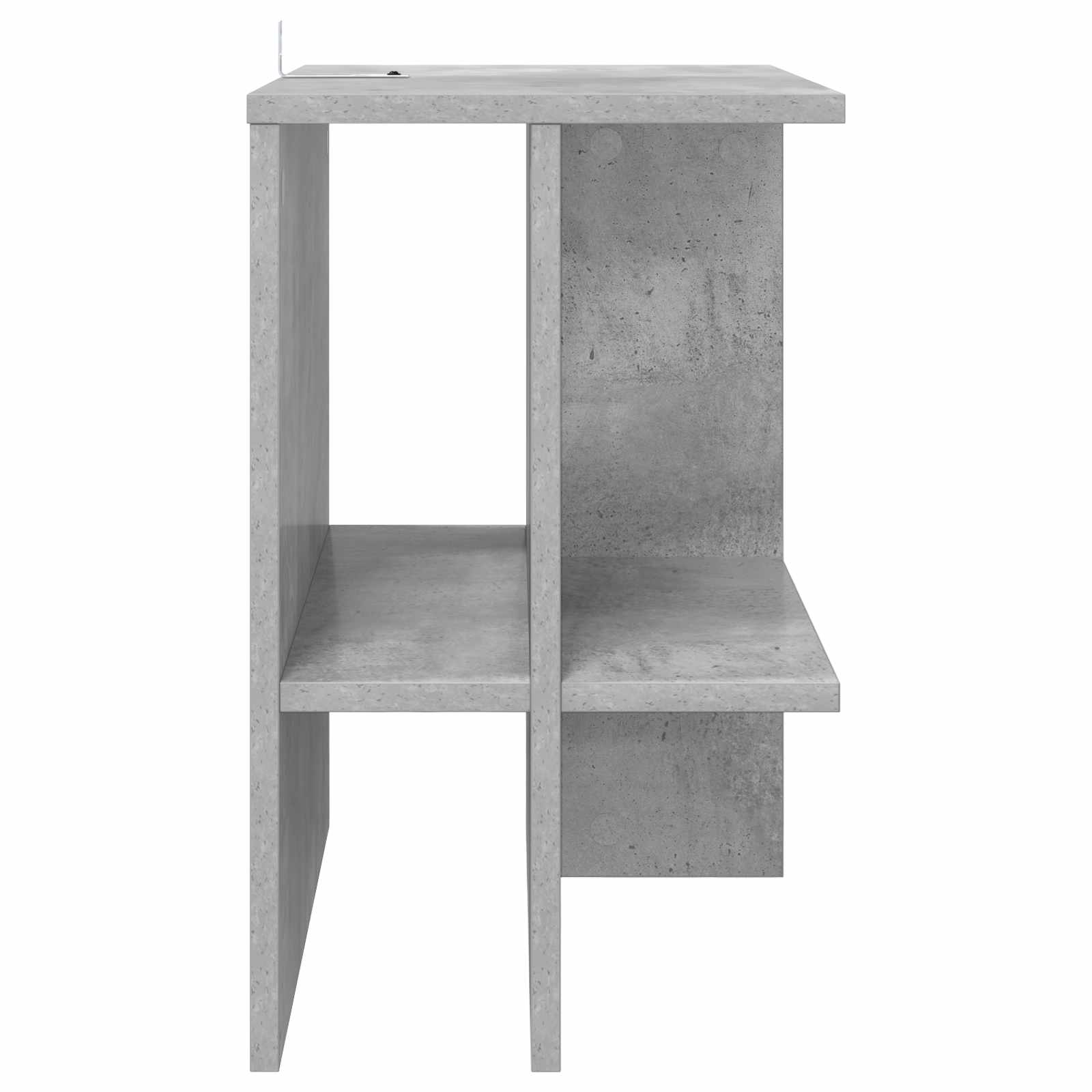 Kavos staliukas 2 pcs Betono pilka 40 x 30 x 49 cm