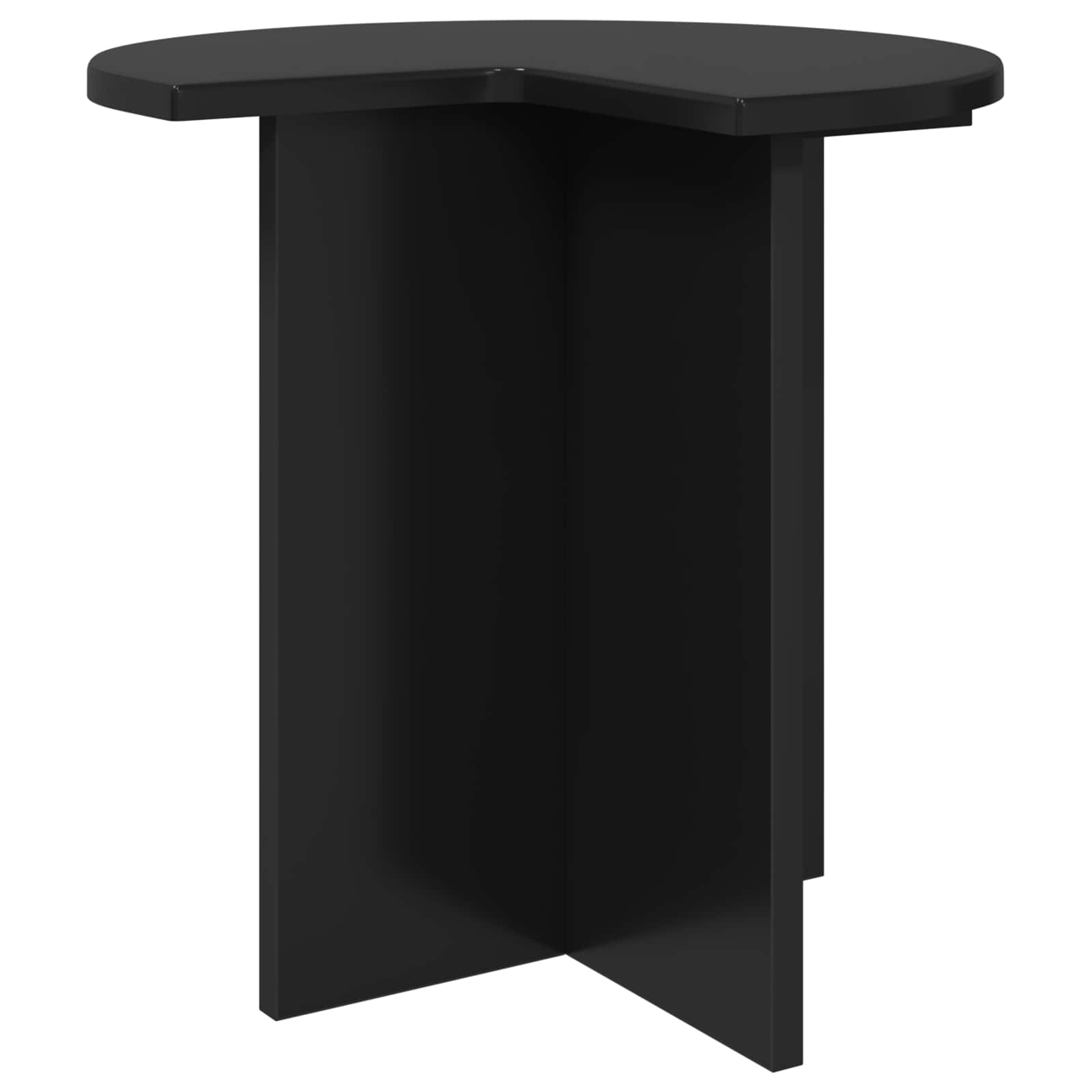Šoninis stalas su saugykla 2 pcs Juodojo ąžuolo Ø 39 x 38 cm