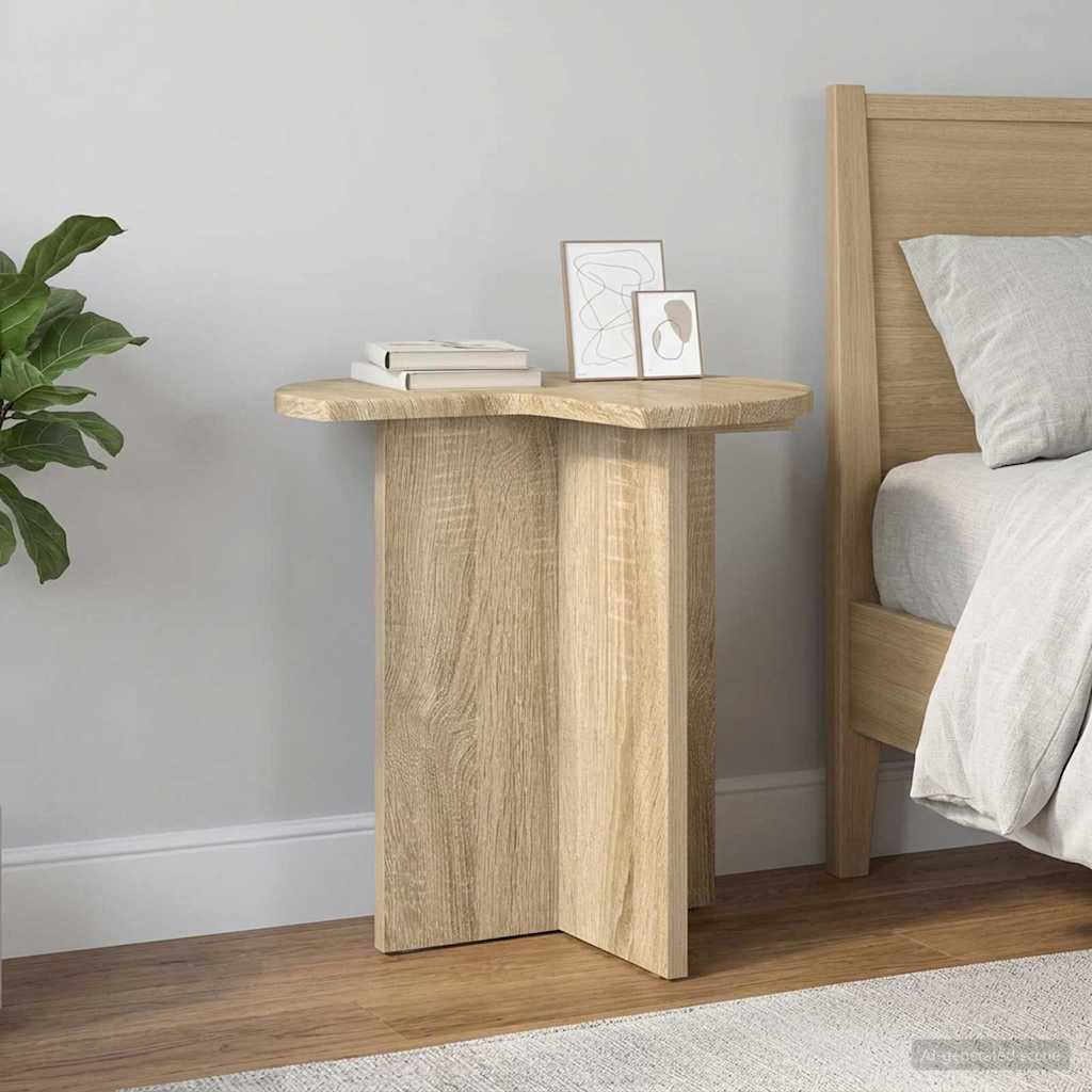 Šoninis stalas su saugykla 2 pcs Sonoma ąžuolas Ø 39 x 38 cm