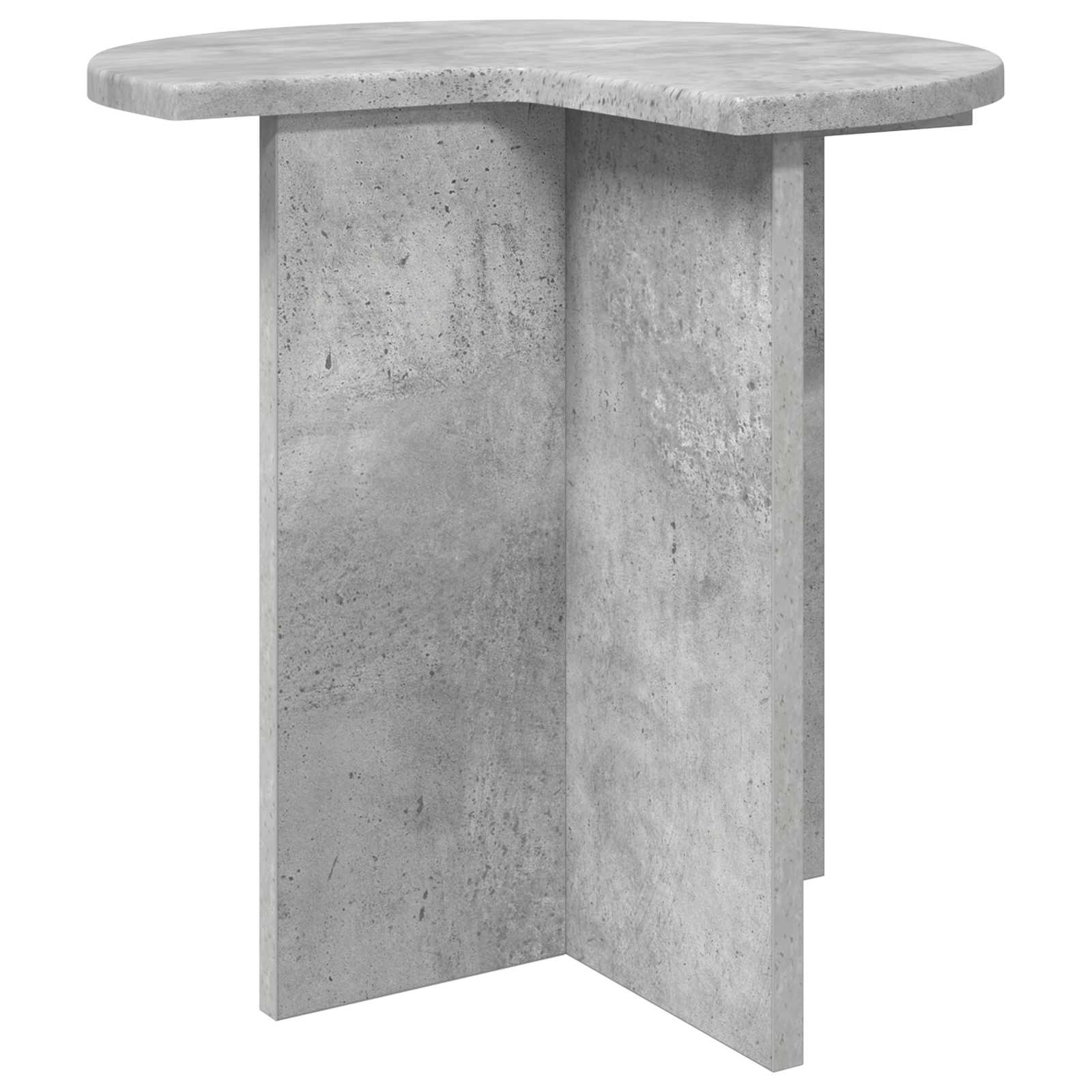 Šoninis stalas Betono pilka Ø 39 x 38 cm Apdirbta mediena